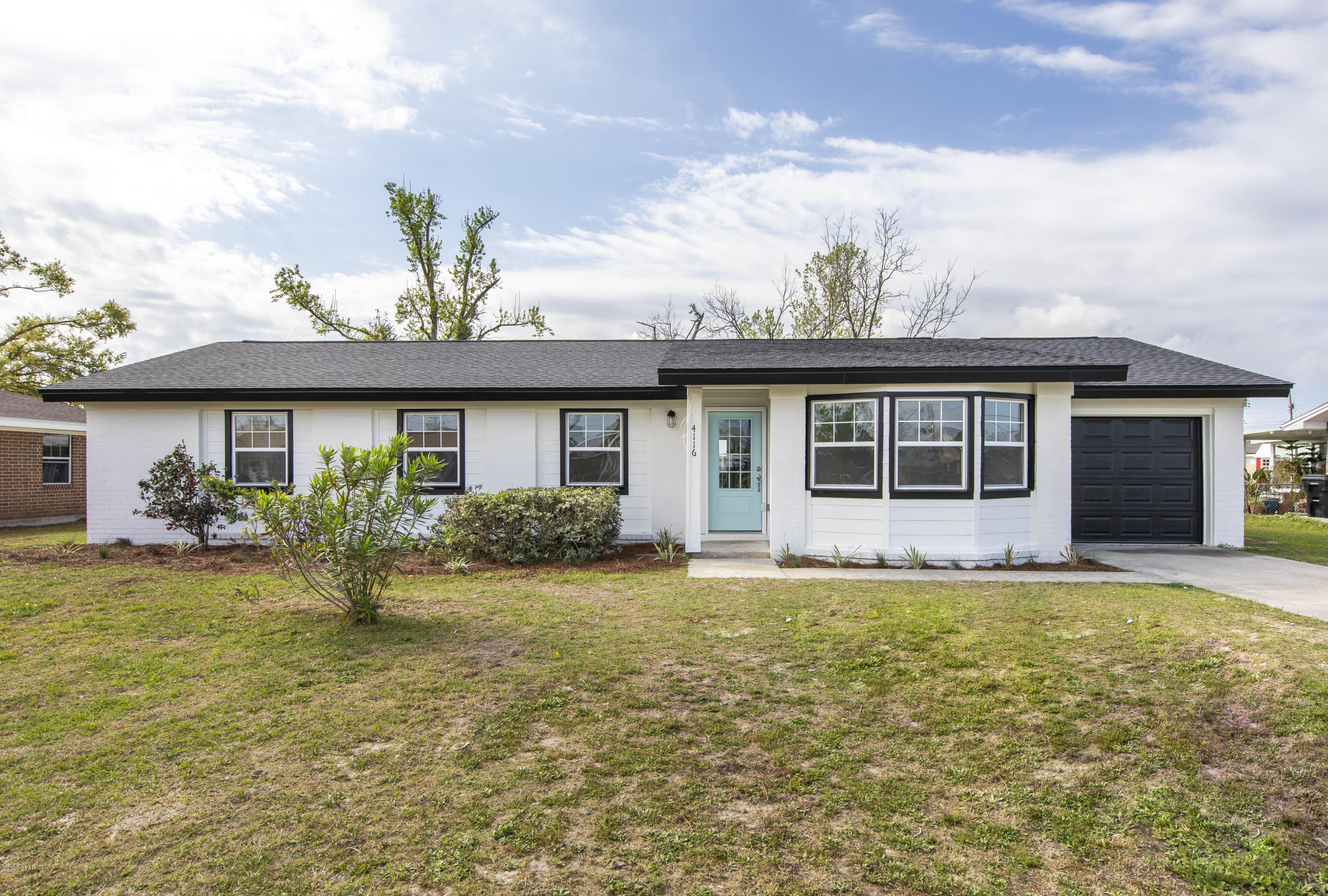 WOW! This 3 bedroom, 2 bath renovated home is something you'll fall in love with! Nicely decorated with a modern coastal flare from the flooring, colors and fixtures you'll see it'll put you into the Florida Living mood instantly! The living area including the family room, sitting area and dining room are all open to the kitchen. Great for entertaining your guest! Nice size bedrooms, garage, and large backyard! Home has been completely redone with new roof, sheetrock, cabinets, countertops, fixtures, appliances, A/C, hot water heater and so much more! Check it out before it's gone! Schedule your showing appointment today! Just a short drive to TAFB, close to different boat landings in the area, restaurants, shopping and approximately a 20 minute drive to the beach.