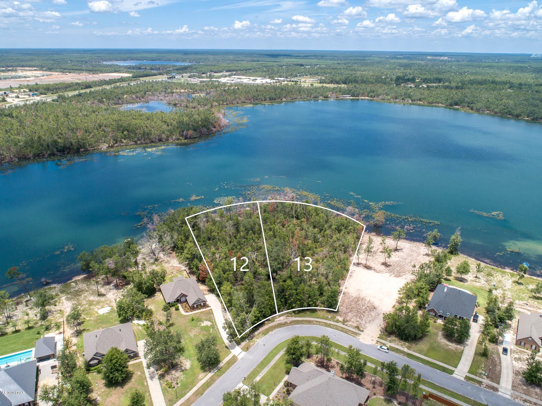 Lots 12 and 13 can be sold either together or separately (also view MLS 694852 for Lot 12).



Experience the best that Lake Merial has to offer with this stunning piece of waterfront property.  Come and visit the largest waterfront lot (LOT 13), 1.7 acres with approximately 320 ft. of water frontage, on Lake Merial.  This private and peaceful gated community is an outdoor lover's ideal location offering various hiking trails, green space, and water activities such as kayaking, paddle boarding, canoeing, and fishing.  The lake is spring fed with crystal clear water and is located less than 15 minutes from Lynn Haven and approximately 30 minutes from Panama City Beach.  Enjoy the serenity of your future lake house.  Lot lines in photographs are approximate.