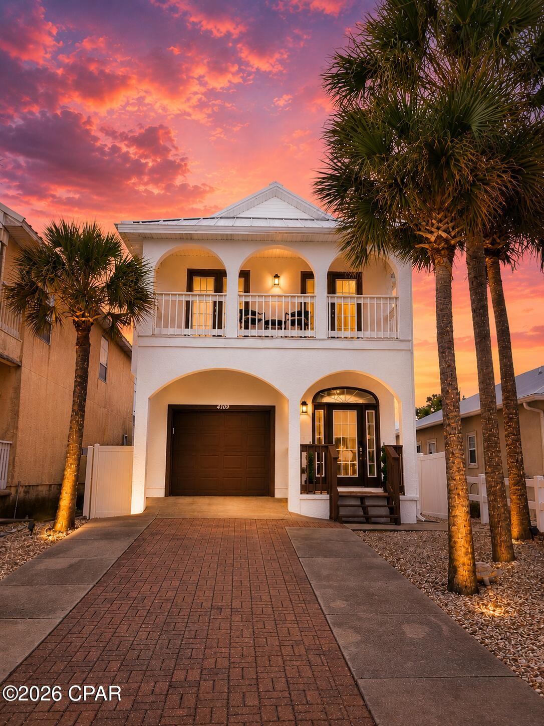 Location. Luxury. Lifestyle. Just steps from the sugar-white sands and emerald waters of the Gulf, this beautifully updated beach house offers the ultimate Panama City Beach retreat with NO HOA and incredible vacation rental possibilities. Perfectly positioned less than a block from Beach Access 19, this property places you within walking distance to dining, entertainment, local hotspots, and just minutes from the NEW Tootsies.

Designed with a fresh modern coastal aesthetic, the home features an open-concept layout filled with natural light, stylish finishes, and effortless indoor-outdoor living. The spacious living area flows seamlessly into the oversized kitchen complete with a large entertaining bar and generous counter space ideal for hosting or vacation rentals

Whether you're searching for a luxury second home, beach getaway, or income-producing opportunity, this property checks every box. The location, layout, and amenities create exceptional potential for short-term rental success in one of the most sought-after areas on the beach.

The oversized primary suite serves as a private retreat featuring balcony access overlooking the pool and a stunning spa-inspired walk-in glass shower. Outside, enjoy your own Private heated pool, multiple balcony spaces, and the laid-back upscale coastal lifestyle buyers are looking for.

The garage has been transformed into an entertaining game room, adding even more flexibility and guest appeal. From pool days to game nights, this home was designed for unforgettable beach memories.

Rarely do homes this close to the beach with NO HOA, private pool, upscale updates, and this much versatility become available in such a prime location.

Photos may include digital enhancements, editing, or virtual staging.