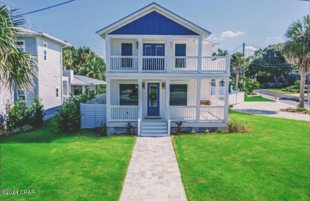 Owner will consider some owner financing if under contract before the end of the year.   Welcome to your dream beachside retreat on the coveted western shores of Panama City Beach! Elegantly reimagined by Jeter Construction, this stunning home has undergone a complete transformation down to the studs, promising modern luxury at every turn. With three generously appointed bedrooms, including a versatile bunk area, this residence effortlessly accommodates up to 14 guests.

As you step inside, you'll be greeted by an open and airy layout brimming with natural light and sophisticated coastal decor. The all-new furniture ideally complements the serene beach vibes, creating an inviting atmosphere that extends throughout the home. Integrating sleek finishes and high-quality materials, the living spaces both enchant and comfort, providing the perfect backdrop for relaxation or lively gatherings.

Just a stone's throw from the sandy shores, this home boasts easy access to Beach Access 82, where the emerald waters beckon. The dual-floor design ensures that captivating views of the crystal clear Gulf are just a glance away. Whether you're sipping morning coffee or enjoying sunset cocktails, the views are nothing short of spectacular.

Venture out to explore local favorites, like the charming Carousel Supermarket for your gourmet needs or the beloved Thomas Donut & Snack Shop for a delightful treat. For those who enjoy natural beauty, Inlet Beach offers pristine landscapes, luxury shopping, and fine dining.

This beach house isn't just a home; it's the starting point for countless memories to come. Don't hesitate; coastal elegance awaits you in this remarkable Panama City Beach haven. Your beachside dream home is ready and waiting - but it won't wait for long!