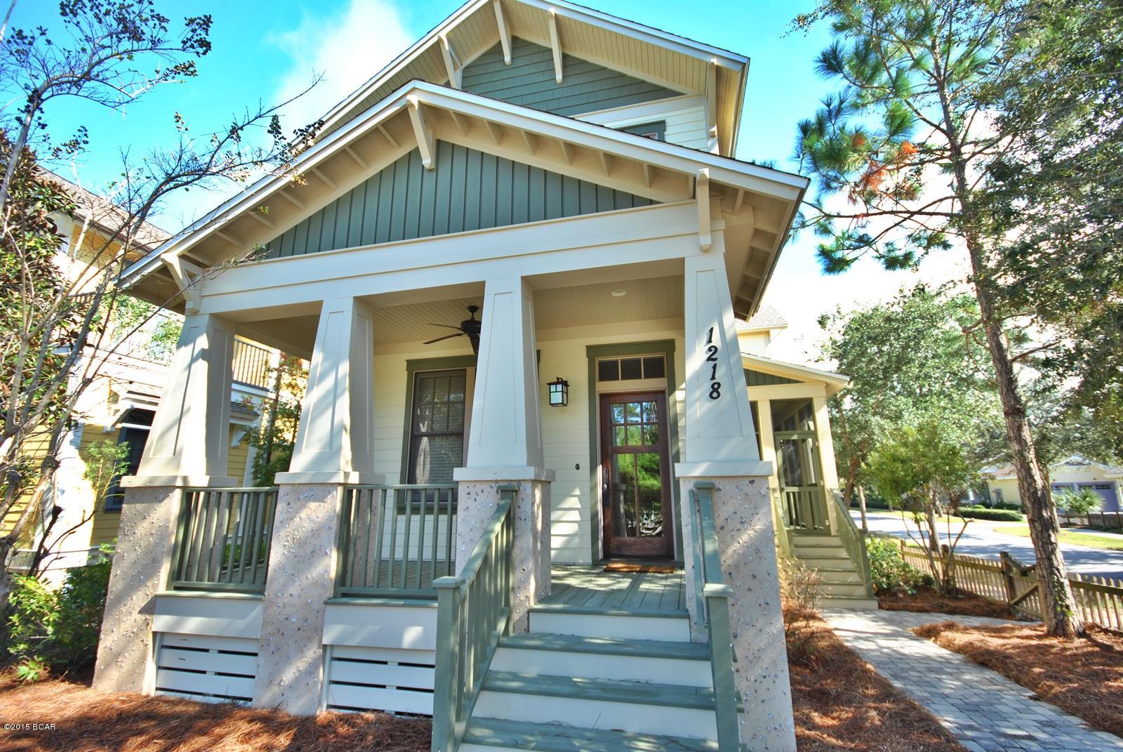 Beautiful and magnificent Wild Heron three bedroom, three full bath home, fully furnished with over $60k in custom window treatments and interior decorating, situated on a corner lot, with a 180 square foot screened in porch.  The last two bungalows sold on Lakewalk Circle in the past year sold at $430,000 & $443,500 so this home is priced to appraise and sell quickly.

Picturesque views abound from this Coastal Craftsman inspired masterpiece featuring unparalleled panoramic views overlooking Wild Heron's nature preserve right off of Lakewalk Circle.

Lakewalk Circle is a private road where there is limited through traffic.

Positioned in the most desirable area of the Wild Heron community, this home is designed with the most discerning buyer in mind. Barely lived in and used as a second home with 10.5 foot ceilings on the first floor, and custom gas fireplace nestled among the warm ambiance that the most discerning buyer will appreciate. 
The first floor bedroom could be perfect for a guest bedroom or converted to a private office.  Coupled with the arts and crafts design of the most prominent Wild Heron estates, many of the features of this home such as oak hand railing, spacious and open space in the dining and living area, granite breakfast bar with stainless steel appliances, and under-cabinet lighting, make this home a must-see the sophisticated buyer.
The master bedroom has an oversized closet, and the master bathroom has a granite double vanity, premium jet tub and shower, decorative tile, and oversized mirrors  The two car garage has ample room for additional storage or golf cart or watercraft. Unique and rich Coastal Craftsman detail abounds with every window and finish in this premier home. In addition, a private side porch is screened with unparalled views of Lakewalk and the nature preserve.   Wild Heron homeowner amenities include pool, hot tub, fitness center, boathouse with canoes and kayaks for your use, boardwalks and fire pit by Lake Powell, picnic areas, playground, lots of space for bike riding and walking and places to view spectacular sunsets. Wild Heron is a truly unique community that coincides with nature.
