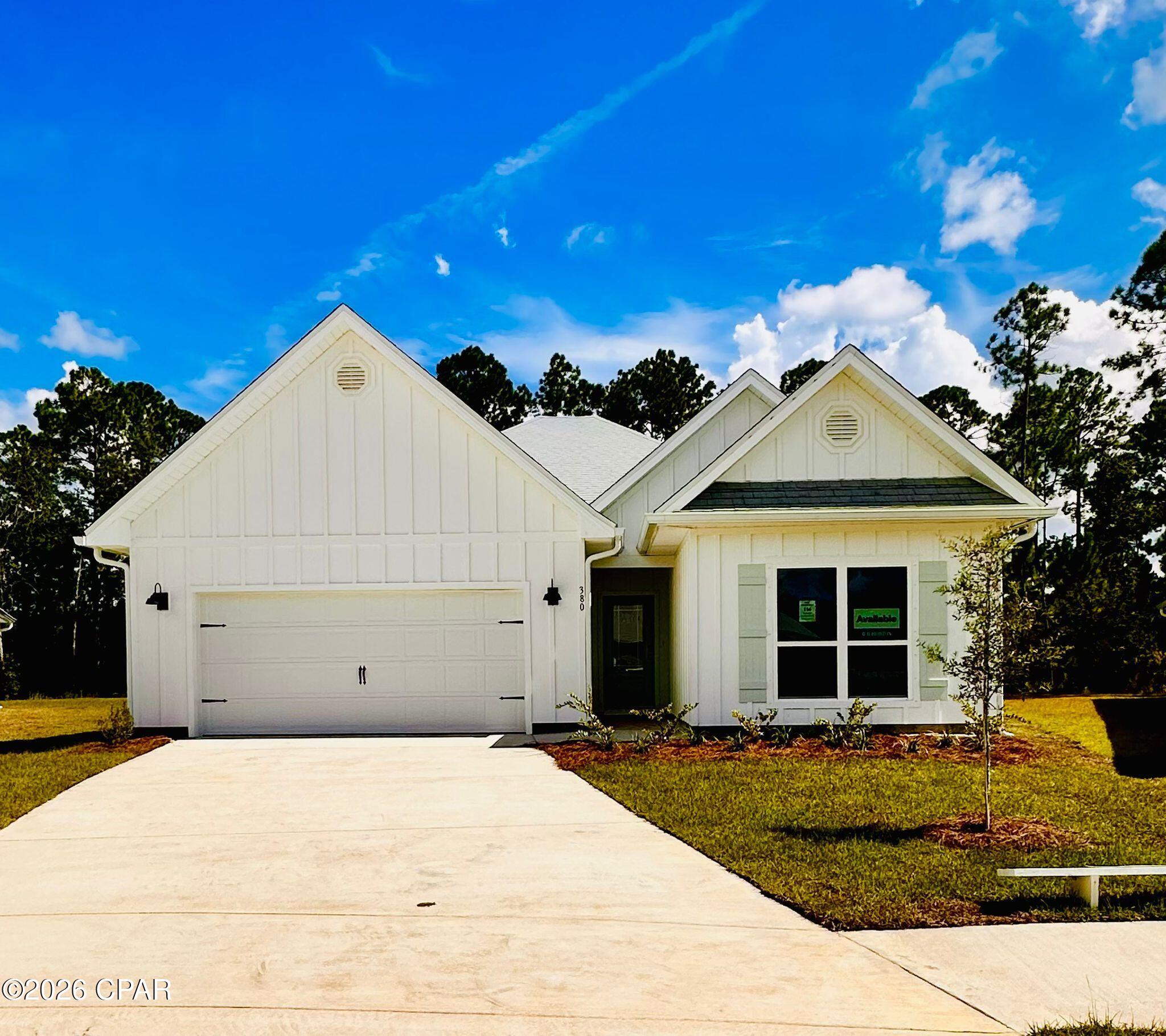 Fenced backyard. Pets allowed ($300 non refundable deposit per pet required). Unfurnished.

House is less than 2 years old. 

More pictures coming soon. 

Conveniently located near Pier Park, Northwest Florida Beaches International Airport, and Frank Brown Park, and just minutes from the world-famous white sandy beaches. Ward's Creek offers large, spacious homesites surrounded by nature and scenic water features.

Community amenities include a BBQ grill area, pavilion/gazebo, picnic area, playground, pool, and sidewalks.

Tenant is responsible for electric, water, and garbage.

1 year lease $3,200
2 year lease $3,100
3 year lease $3,000