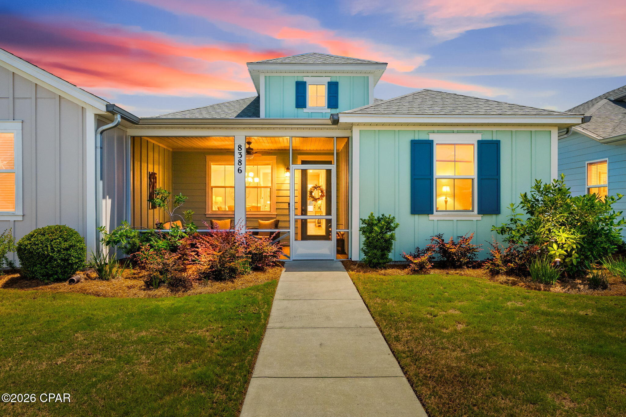 Welcome to Your Slice of Paradise at Latitude Margaritaville Watersound!

Step into the ultimate 55+ resort-style living with this pristine Camelia floor plan, perfectly situated at 8386 Jollymon Way in the highly sought-after Latitude Margaritaville Watersound community. Why wait months for a new build when your coastal dream home is ready right now?

As you approach this charming beach cottage, the inviting covered front porch sets the tone for relaxed Florida living. Inside, the popular Camelia layout offers an expansive, open-concept design boasting over 1,300 square feet of bright, airy living space. Vaulted ceilings soar above the main living area, perfectly complementing the coastal-inspired luxury vinyl plank flooring that flows seamlessly throughout. The chef's kitchen is an entertainer's delight, featuring premium stainless-steel appliances, sleek stone countertops, and upgraded soft-close shaker cabinetry. Retreat to the spacious primary suite, complete with a generous walk-in closet and a beautifully appointed en-suite bathroom.

Beyond your front door, the legendary Latitude Margaritaville lifestyle awaits. Jump in your golf cart and head down to the Town Square--the beating heart of the community. Spend your days lounging by the resort-style Paradise Pool, grabbing a bite at the Latitude Bar & Chill, or staying active at the Fins Up! Fitness Center, pickleball, and tennis courts. With live entertainment at the amphitheater, dog parks.  Every day feels like a vacation.

Located just minutes from the pristine beaches of the Emerald Coast and scenic Hwy 30A, this home blends luxury, convenience, and endless fun. Don't miss your chance to secure this Camelia cottage and start living your best beach life today. Schedule your private showing before the sun sets on this incredible opportunity!
