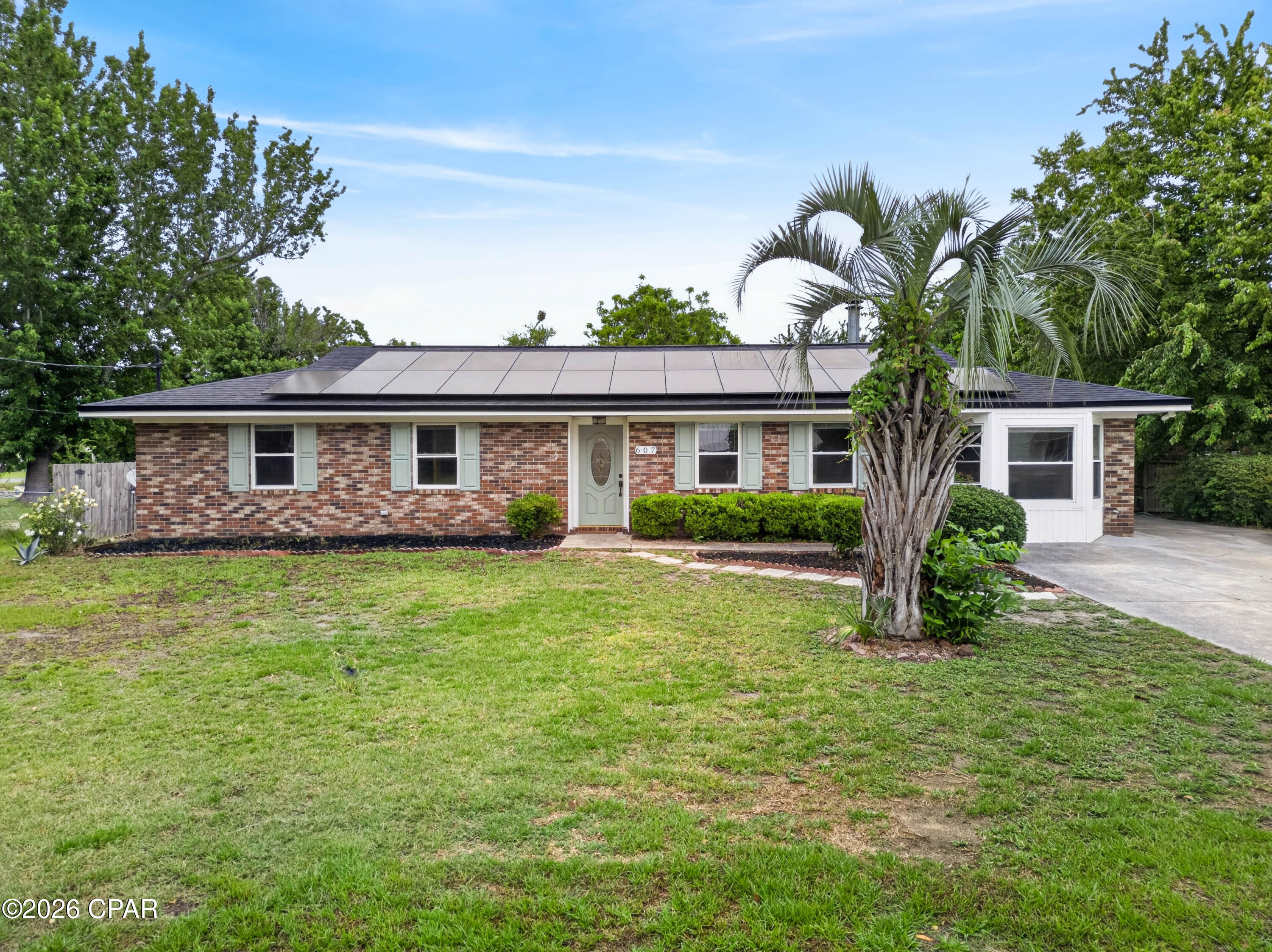 Welcome to this charming 3-bed, 2-bath ranch in the heart of Lynn Haven, FL, just blocks from the city's historic downtown. Inside you'll find spacious living with thoughtful details, including a bonus room, formal dining room, and a cozy breakfast nook nestled off the kitchen. The kitchen features granite countertops and stainless steel appliances, blending style with everyday comfort. Step outside to your large backyard surrounded by beautiful green trees -- an ideal setting for gatherings, gardening, or simply relaxing. This home offers both ease and charm in a well-loved community close to parks, local shops, and all that Lynn Haven has to offer. 
The home does have a few minor cosmetic details that could use attention, and the seller is willing to accommodate reasonable repair requests, making this a wonderful opportunity to add your own touch while settling into a well-loved neighborhood close to parks, shops, and local conveniences.