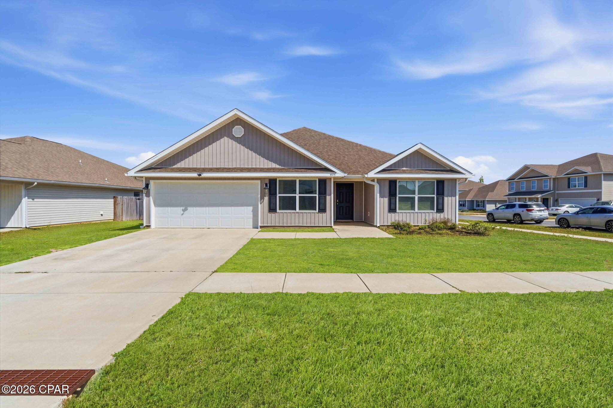CURRENTLY UNDER CONTRACT, SELLER WILL CONSIDER BACKUP OFFERS
Located on a desirable corner lot, this 5-bedroom, 3-bathroom house offers the perfect blend of style, comfort, and convenience. With an open floor plan and modern SMART home features, this home is designed for both entertaining and relaxation.

As you step inside, you'll be greeted by the beauty of luxurious LVP flooring that flows seamlessly throughout the main living areas. The heart of this home is undoubtedly the expansive kitchen, with a large island that invites friends and family to gather. This kitchen will make meal prep a breeze, while the adjoining dining and living areas provide ample space for creating memories.

Retreat to the spacious master suite complete with a private bathroom and walk-in closet. Four additional bedrooms provide flexibility for family, guests, or a home office. No matter your needs, this home adapts effortlessly to your lifestyle.

Step outside to discover a fully fenced backyard, perfect for pets or children to play freely. The screened-in covered porch offers the ideal outdoor space for morning coffee or evening gatherings, all while enjoying the gentle breeze.

For the active lifestyle, you'll be thrilled to find that this home is just a stone's throw away from a multi-use park featuring walking trails, disc golf, fishing ponds, and sports fields. Whether you're seeking adventure or simply a place to relax, this community has it all.

Don't miss the opportunity to call this exceptional property home. Schedule your private showing today!