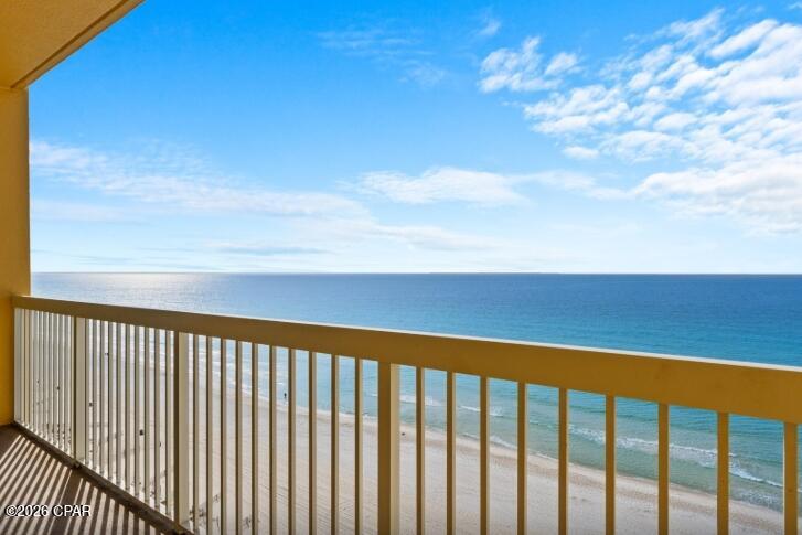 Embrace the beachfront lifestyle in this beautifully furnished 1BR/2BA + Bunks residence at Calypso Tower I. Offering unobstructed Gulf of Mexico views from its private balcony, this stunning condo provides the perfect setting to unwind, soak in breathtaking sunsets, and enjoy the sounds of the surf.

Designed for both comfort and coastal elegance, the unit features easy-care wood-look flooring, a spacious open-concept living area, and a recent refresh of the living room and dining furniture, creating a stylish, updated coastal atmosphere. The well-appointed kitchen showcases granite countertops, while the primary suite offers a private ensuite bath complete with a walk-in shower. Additional bunk accommodations maximize both functionality and rental appeal.

Calypso's unbeatable location places you just steps from private beach access, Pier Park, dining, shopping, and popular local attractions. Owners and guests of Towers I & II enjoy exclusive access to Gulf-front Caribbean-style pools, along with premium resort amenities including a fitness center, Tiki bar & grill, general store, covered parking, onsite security, and beachside rentals and activities. Whether you're searching for a vacation getaway, investment opportunity, or your own slice of paradise, this Calypso condo delivers the ultimate Panama City Beach experience.