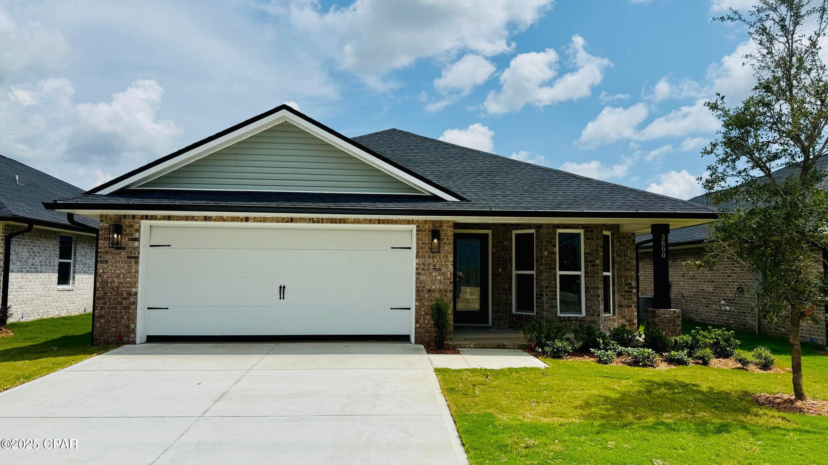 Welcome to the stunning 1717 floorplan by Adams Homes. This thoughtfully designed layout offers a perfect fusion of comfort and style, creating a space that feels like home from the moment you step inside. Enter into a charming dining area that leads directly into the kitchen, providing ample room for relaxation and entertaining. The open concept design seamlessly connects the living room, dining area, and kitchen, creating a versatile and inviting atmosphere for gatherings with family and friends. The kitchen is a culinary haven, featuring modern appliances, abundant cabinet space, and a convenient breakfast bar, making meal preparation a breeze. The master suite provides a private retreat, boasting a spacious walk-in closet and a luxurious en-suite bathroom, offering a peaceful sanctuary. Two additional bedrooms offer versatility, whether for family members, guests, or a home office. The 1717 floorplan also includes a covered patio, extending your living space outdoors and providing a delightful area for outdoor relaxation or entertaining. With Adams Homes' commitment to quality craftsmanship and attention to detail, this home exudes elegance and sophistication. Embrace the charm and functionality of the 1717 floorplan and make it your own, creating a space that perfectly suits your lifestyle and brings joy to everyday living.