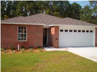 Home is conveniently located in a cul-de-sac close to Tyndall AFB, shopping and all East Bay amenities. Home boasts a large lot that includes part of a small fish filled pond. Open floor plan, bright and light interior paint, gas fireplace, ceramic tile, good sized laundry room and all appliances are just a few amenities this new home has to offer. This home is complete with sprinkler system and a 2 car garage with door opener.