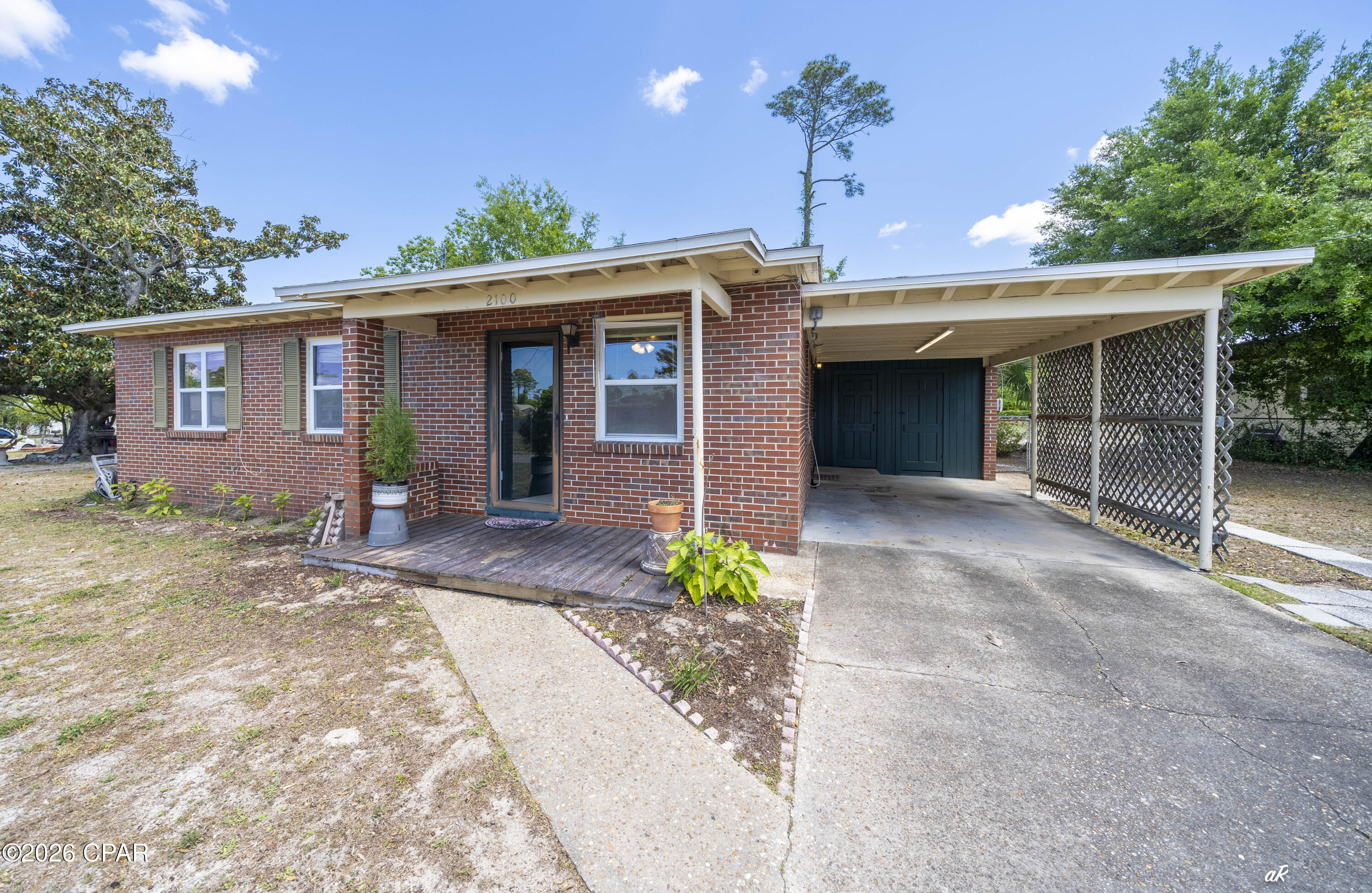 Brick home, all appliances including washer and dryer included in the sale! Clean, simple, and in a price range buyers are actively watching. This 3-bedroom, 1-bath all-brick home sits right in the center of Panama City, just off Airport Road near 23rd Street--putting you minutes from grocery stores, the hospital, shopping, and restaurants.
The home offers a solid layout with plenty of potential, whether you're looking for a primary residence or an investment opportunity. The all-brick exterior provides low maintenance living, and the backyard offers space to enjoy without a lot of upkeep.
If you've been waiting for something affordable in a convenient location, this is one worth a look.