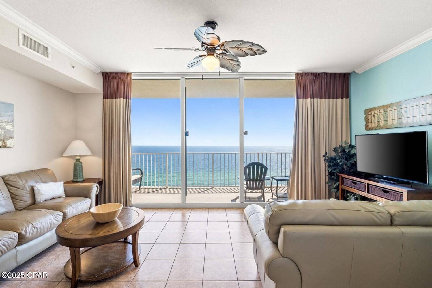 Price reduced! Bring an offer. Welcome to Tidewater 1514. This fully furnished 2-bedroom, 3-bathroom, 1131 square foot Gulf front unit at Tidewater Beach Resort offers the ultimate beachfront living experience. Each bedroom has it's own en suite and the bunks are right next to the third bathroom so the unit functions like a three bedroom!  Enjoy breathtaking views of the Gulf of Mexico and top-notch amenities, this is your chance to own a piece of Florida's coastal paradise. Tidewater Beach Resort is packed with amenities, including multiple pools, hot tubs, a well-equipped fitness center, a game room, and an on-site restaurant. Ideally located in the heart of Panama City Beach, you're just moments from premier dining, shopping, and attractions like Pier Park, Gulf World Marine Park, and Shell Island. Whether you're seeking a personal getaway or a high-performing rental, this unit offers strong investment potential.
Don't miss the chance to own a piece of Florida's stunning Emerald Coast--schedule your private showing today and experience the Tidewater lifestyle firsthand!