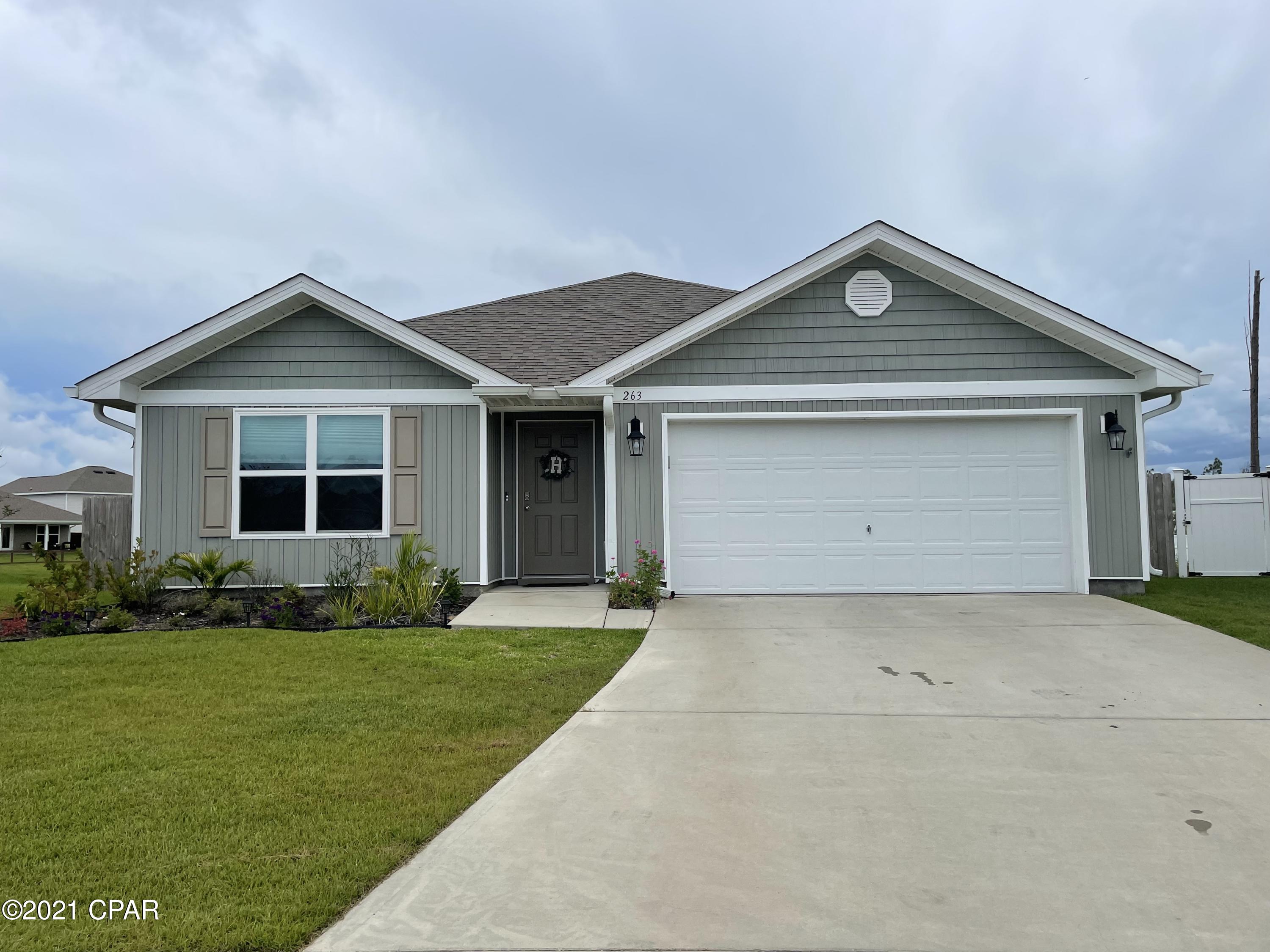 4 bed, 2 bath home, benefitting from a large fenced in back yard, screened in porch, and community swimming pool. Just a ten minute Drive to Tyndall AFB, this home overlooks one of Bridge Harbors retention ponds, and is  in a desirable Cul De Sac location. Good sized master bedroom, with master bath featuring double vanity, large soaker tub, and separate shower with sliding Glassdoors, and very large walk in closet. Situated off Boat Race Road, Bridge Harbor is a great community for families of all sizes. Conveniently located near shopping, dining, and Tyndall Air Force Base this community is the perfect place to call home! Rental price includes trash. Deposit the same as one months rent. Pets welcome upon approval, with a $250 non refundable deposit per pet.