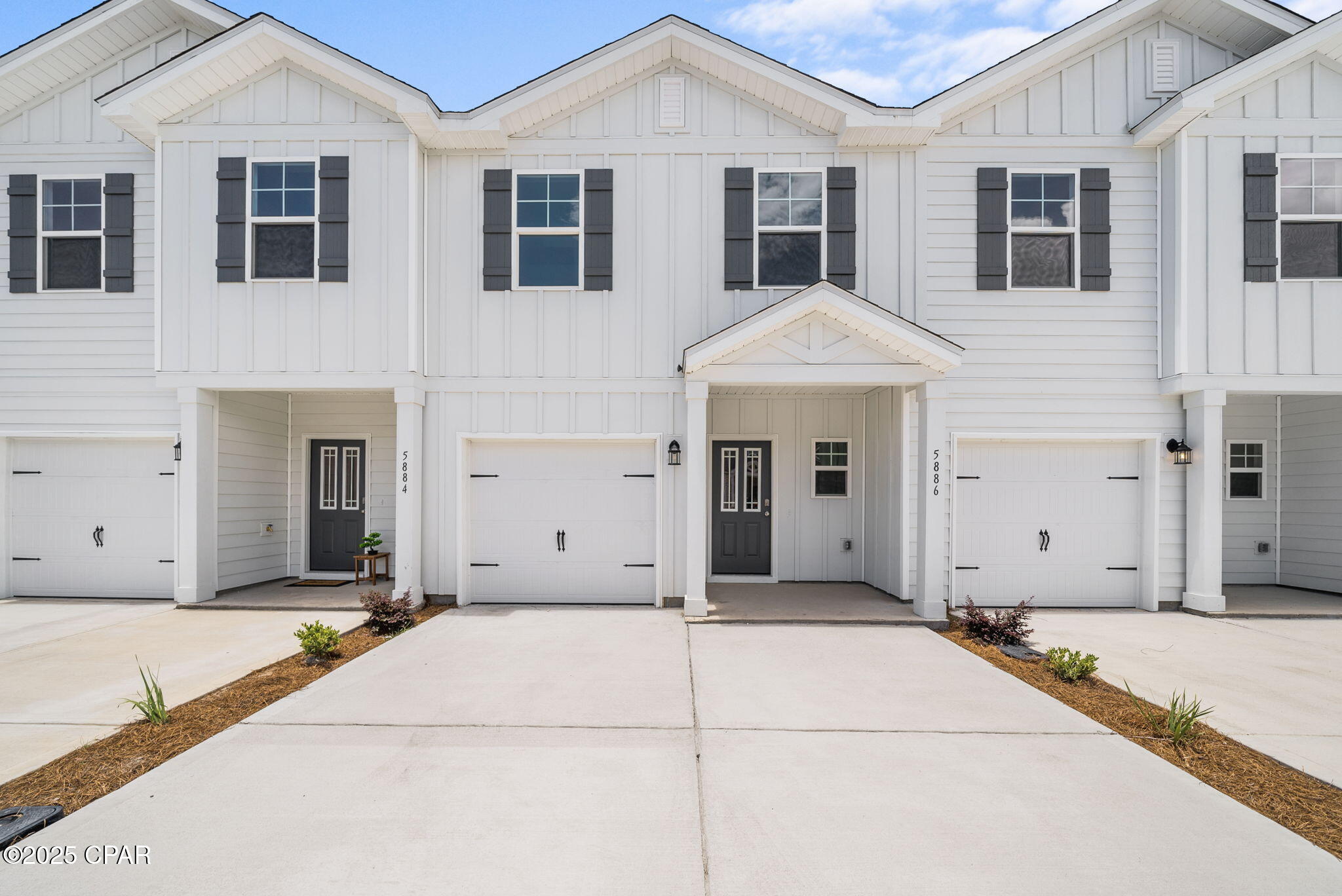 Model home NOW for sales! NEW construction opportunity awaits in this classy 3 bedroom, 2 ½ bath  townhome with its own one car garage. Features  include vidyl siding and brick, 9' ceilings, granite countertops, tray ceilings, oak tread stairs, blinds, and fans in the living and primary bedroom. With clean lines and attention to detail, the Towne is sure to impress. You'll enjoy all Panama City has to offer with its white, sandy beaches, tourist attractions, shopping, and savory restaurants. Your new townhome provides the perfect work/life balance and is within miles of Tyndall Air Force Base. Whether you are a savvy investor or first-time home buyer, we know you'll enjoy the satisfaction and warranty that comes from owning a brand new home! Need a place for Fido? Take your pup to play in the community dog park and meet some neighbors while you're there. Call now for your tour!