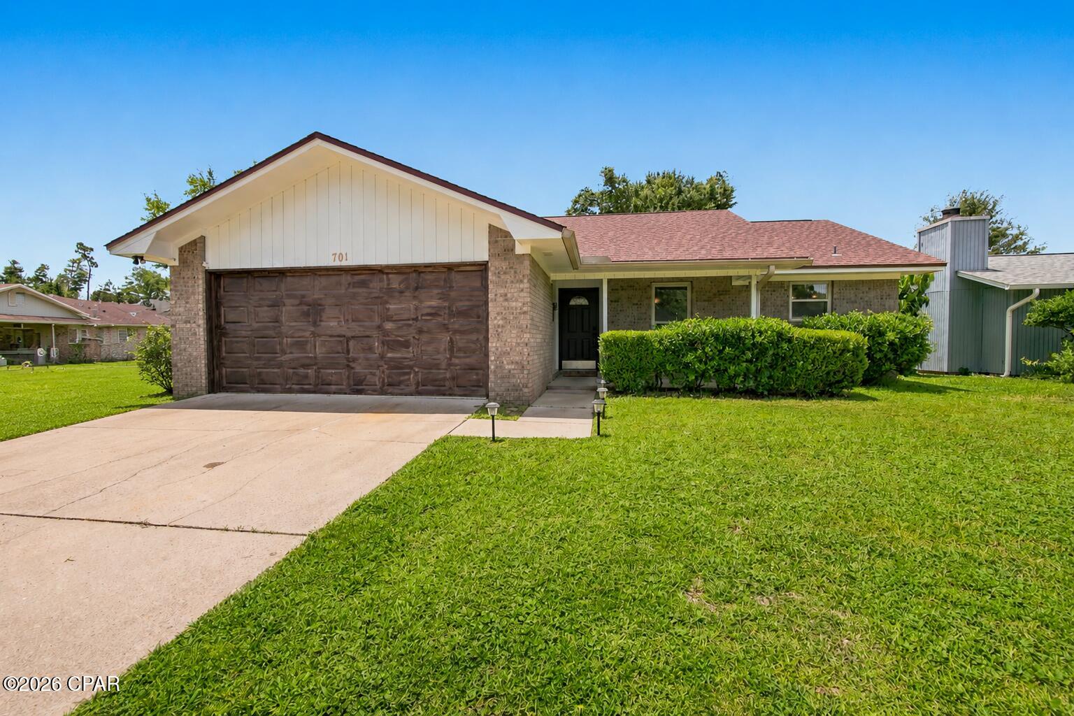 NEW LISTING!! Welcome to Belaire Estates! This well-maintained 3-bedroom, 2-bath home with a 2-car garage offers comfort, functionality, and exceptional value. The thoughtfully designed floor plan features tile flooring throughout the main living areas and wet spaces, with plush carpet in all bedrooms.

Enjoy peace of mind with numerous recent updates, including a new roof (2018), new water heater (2020), HVAC system (2023), new energy-efficient windows, new French doors leading to the backyard, and freshly replaced sod in Spring 2026.

The fully fenced backyard includes a double side gate, providing convenient access for storing a boat, trailer, or other recreational vehicles. The kitchen is equipped with stainless steel appliances, making it both stylish and functional.

Ideally located in the heart of Lynn Haven, you'll be just minutes from shopping, restaurants, the post office, Walmart, parks, schools, and everything the area has to offer. Priced below market value, this is an incredible opportunity for first-time homebuyers, downsizers, or investors. Don't miss your chance to make this beautiful home yours--schedule your private showing today!