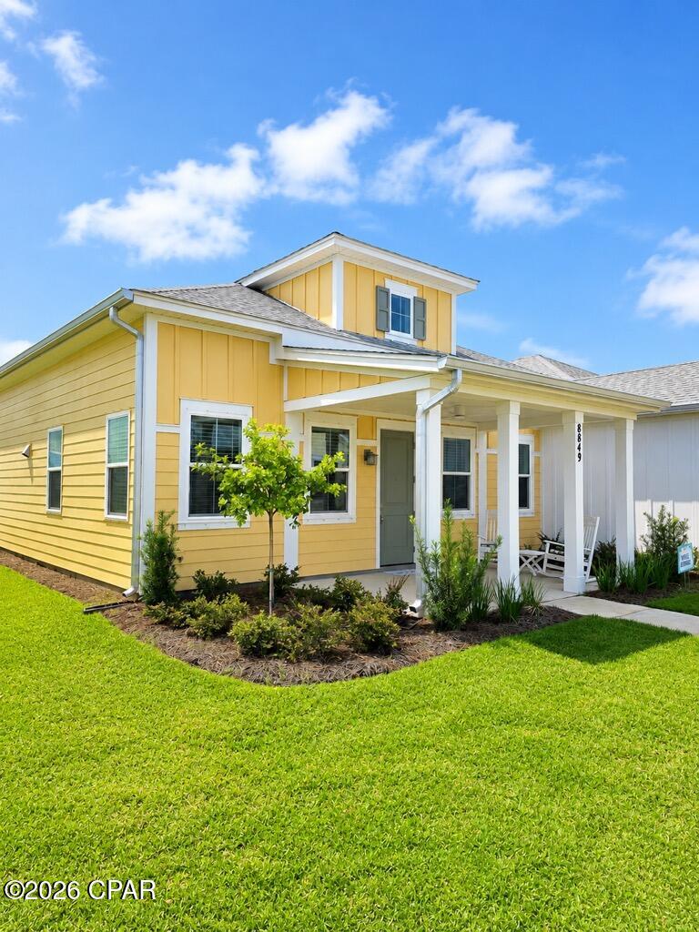 Welcome to one of the best values in Latitude Margaritaville Watersound! Built less than a year ago and still under the builder's warranty, this immaculate 2-bedroom, 2-bath Bamboo Cottage has been meticulously maintained and is as clean as they come.

Quality enhancements include premium cabinetry, designer lighting, a full window blind package, a smart refrigerator with touchscreen display, Wi-Fi-enabled washer and dryer, and a security system that conveys. Offering exceptional value and peace of mind, this home is truly move-in ready.

Priced to sell, this is your opportunity to enjoy the Latitude Margaritaville lifestyle in a nearly new home. Welcome to one of the best values in Latitude Margaritaville Watersound! Built less than a year ago and still under the builder's warranty, this immaculate 2-bedroom, 2-bath Bamboo Cottage has been meticulously maintained and is as clean as they come.

Quality enhancements include premium cabinetry, designer lighting, a full window blind package, a smart refrigerator with touchscreen display, Wi-Fi-enabled washer and dryer, and a security system that conveys. Offering exceptional value and peace of mind, this home is truly move-in ready.

Priced to sell, this is your opportunity to enjoy the Latitude Margaritaville lifestyle in a nearly new home.