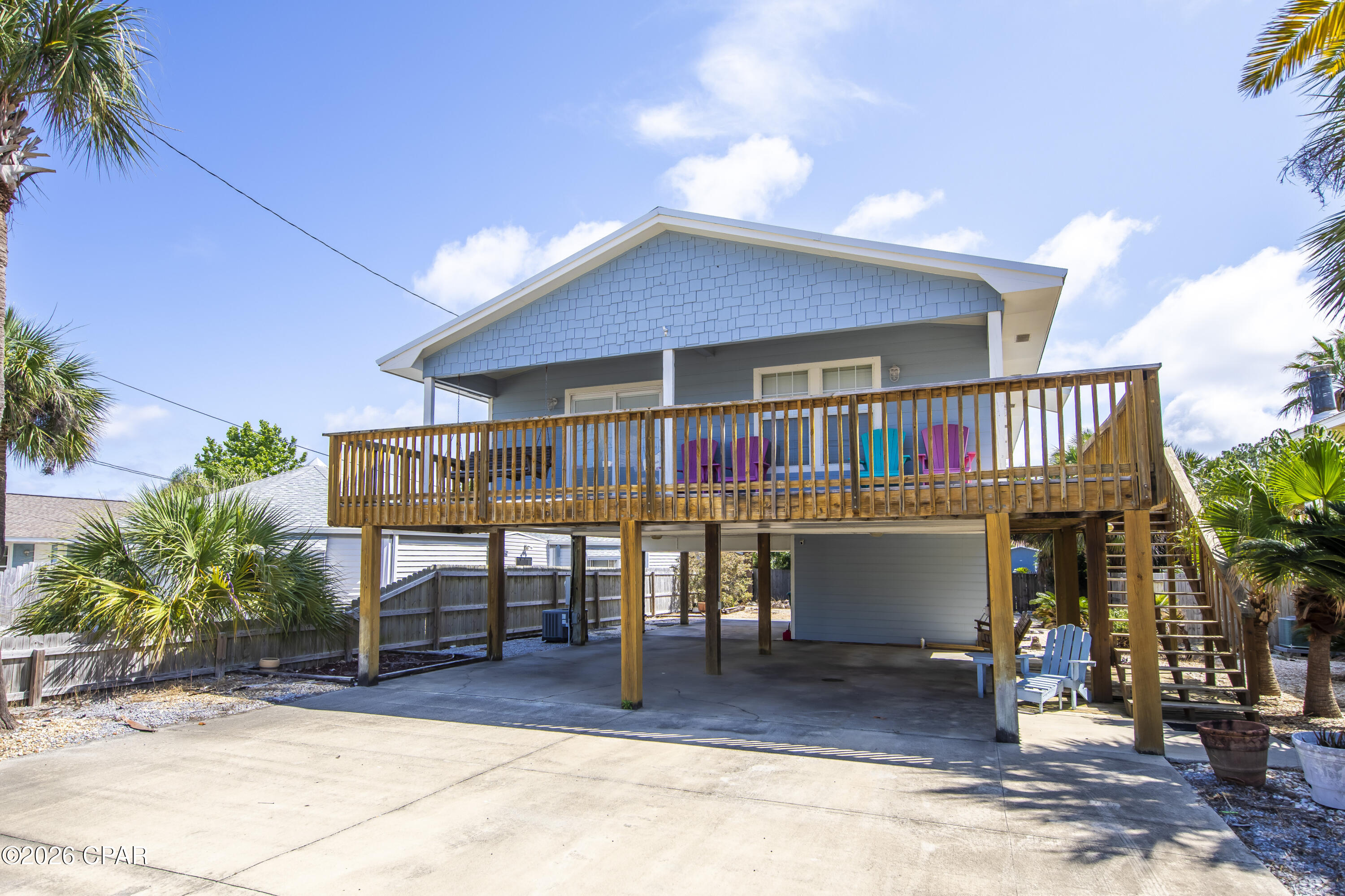 Welcome to your charming beach cottage in the heart of Panama City Beach! Located just minutes from the sugar white sands and emerald waters, this beautifully maintained home offers the perfect blend of comfort, convenience, and coastal charm. Whether you are searching for a primary residence, vacation getaway, or income-producing investment property, this one checks all the boxes. The home features attractive landscaping, excellent curb appeal, and a spacious outdoor deck ideal for entertaining, relaxing, or soaking up the Florida sunshine. Enjoy the laid-back beach lifestyle while being close to shopping, dining, entertainment, and all that Panama City Beach has to offer. Don't miss your opportunity to own this must-see coastal gem!