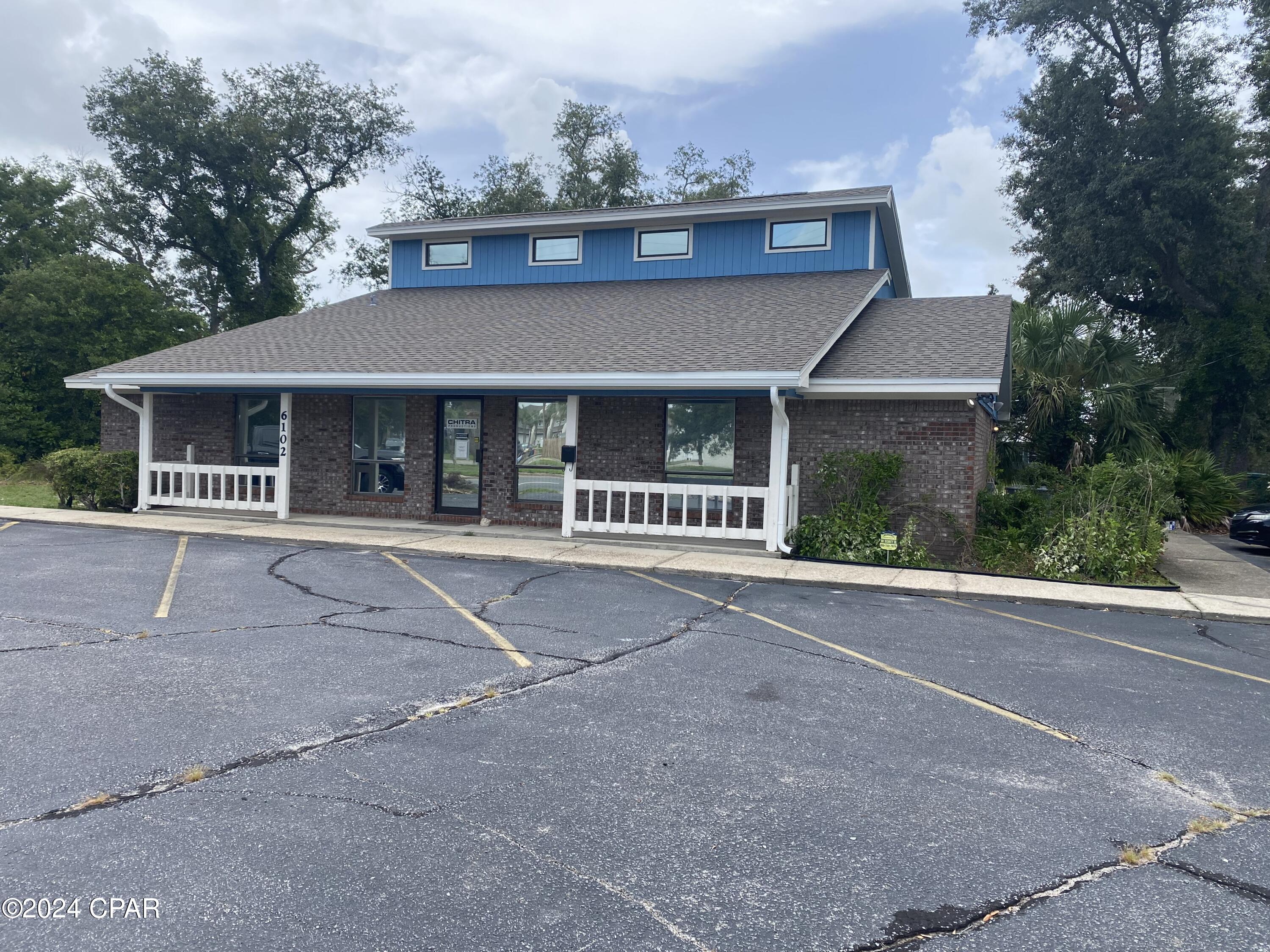 Turn around touch-up nearly complete on this, hard to find, executive office building in close proximity to Tyndall Air Force Base.
    Featuring 10 offices, a large conference room, breakroom, and reception area, this is an exceptional opportunity for a contractor, or any business, allowing for multiple employees to have independent offices. 
     Attractive building with great visibility and access and on site parking.