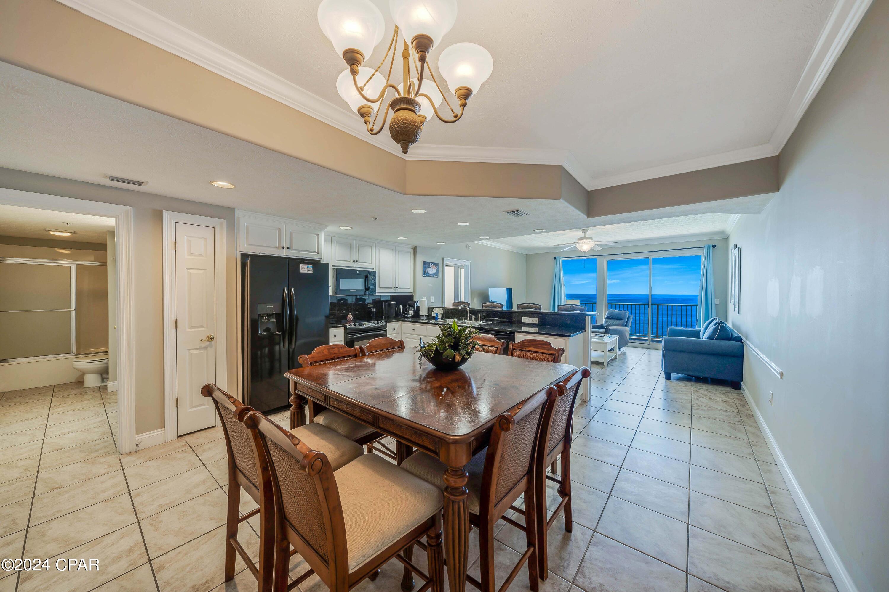 Had tenants much of winter but will be vacant for showings starting March 1st. Best value in the building; come and see today...
Welcome to Treasure Island!
This charming two-bedroom unit is an exquisite coastal retreat with breathtaking Gulf views. Here's what makes this condo a must-see:

Key Features:
Master Bedroom: Luxurious king-sized bed with balcony access, allowing you to wake up to the soothing sounds of the waves and refreshing sea breeze.
Stunning Views: Enjoy beautiful Gulf views from the balcony, master bedroom, living room, and dining area.
Coastal Decor: Open living area adorned with inviting coastal decor creates a warm ambiance.
Modern Finishes: Elegant granite countertops, Tile flooring in living areas and bedrooms, and kitchen and baths.
Well-Equipped Kitchen: with matching appliances for all your culinary needs.
Master Bathroom: Features a double vanity and walkin closet.
Amenities:
Resort Features: Covered parking, a large heated lagoon-style pool, hot tub, fitness room, and poolside café.
Beach Access: Direct access to the beach and grills on the third level of the parking deck for outdoor gatherings.
Investment Opportunity:
With a strong rental history, this fully furnished unit is ideal for investors or those seeking a vacation condo. Buyers are encouraged to verify all measurements and information.
Experience the unparalleled beachfront lifestyle at Treasure Island, where comfort, style, and convenience meet!