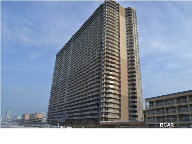 ******GULF FRONT MASTER BEDROOM******This fantastic fully furnished and rental ready 1 bedroom 2 bath with a bunk room has a very rare and desirable gulf front master bedroom. You may access your large balcony from the living room or the master bedroom. This condo has been beautifully decorated to meet the upscale taste of the owners. Tidewater has a fantastic location less than 1 mile to Pier Park and 15 minutes to the airport. Tidewaters amenities include two huge lagoon pools on each side of the building, a fully enclosed indoor pool for those rainy days, a 4200 sq. ft. Fitness Center for the fitness buff, Owner's sky lounge, and a 5000 sq. ft. Convention Center to attract meetings and guest revenues. On-site coffee shoppe, Waves bar and grill, large lobby and check-in area all add