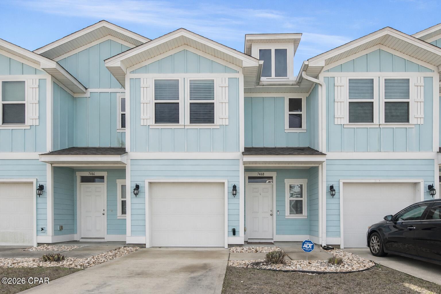 Welcome to 7468 Shadow Lake Drive in beautiful Panama City Beach! This charming 2-story coastal townhome offers the perfect blend of style, comfort, and location. Featuring 3 bedrooms, 2.5 bathrooms, and 1,496 square feet of thoughtfully designed living space, this attached single-unit home is ideal for full-time living, a second home, or investment opportunity. 
Inside, you'll find an open-concept main living area perfect for entertaining. The kitchen is equipped with granite countertops, stainless steel appliances, and ample cabinet space, seamlessly flowing into the dining and living areas.
Upstairs, all three bedrooms provide privacy and functionality, along with a laundry room upstairs, for added convenience.
Located just minutes from Pier Park's shopping, dining, and entertainment, and only a short drive to the world-famous white sand beaches, this home offers the ultimate Panama City Beach lifestyle.
Don't miss your opportunity to own this adorable coastal retreat in a prime location! All measurements, dimensions, and information are deemed reliable but not guaranteed. Buyer to verify if important.