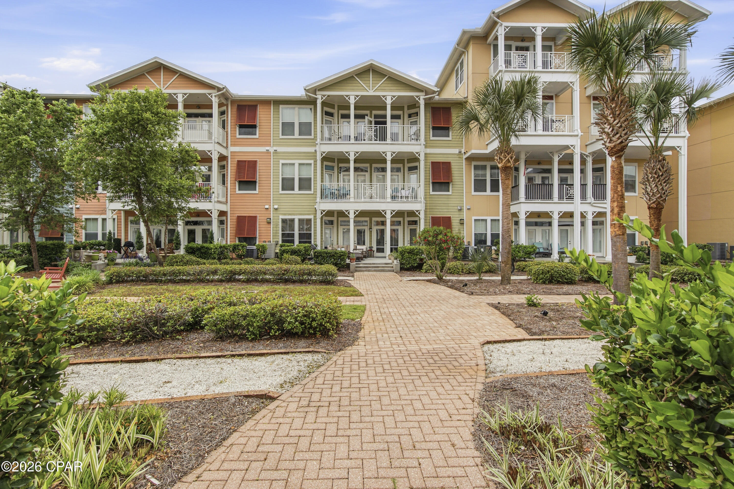 Rare First-Floor Condo with XL Patio at Island Reserve! Welcome to resort-style living at Island Reserve, one of Panama City Beach's most sought-after Caribbean-style communities! Rarely do the highly desirable first-floor units with oversized patios become available--and this beautifully updated, move-in-ready residence is loaded with upgrades you won't find in other units. This spacious condo features two private primary suites, each offering its own en-suite bathroom, walk-in closet, and direct access to the expansive patio--perfect for guests, roommates, or a luxurious vacation retreat. Inside, you'll find an elegant blend of comfort and style with: New flooring in the main living areas, new plush carpet in the bedrooms, beautiful tile flooring in the kitchen, foyer, and baths, gorgeous granite countertops throughout, new stainless steel appliances, new washer & dryer plus bonus freezer, plantation shutters, custom-built pantry for added storage, additional shelving throughout, 10-foot ceilings with crown molding, updated fixtures, and a brand-new water heater. Double French doors open to your incredible XL private patio, creating the ideal indoor-outdoor living experience. Whether you're enjoying your morning coffee, relaxing with a book, grilling with friends, or unwinding with an evening cocktail, this outdoor space is truly exceptional. A new non-skid patio coating adds both safety and style. Location is everything--and this unit delivers. Conveniently located just steps from the covered parking garage, you can walk directly to your front door with no stairs and no waiting for elevators. Residents of Island Reserve enjoy outstanding resort-style amenities including: Zero-entry tropical pool with waterfall, indoor basketball & pickleball court, fitness center, game room, and beautifully landscaped grounds. Centrally located, you'll also enjoy easy access to shopping, dining, entertainment, fishing, golf, and the World's Most Beautiful Beaches. Rare first-floor opportunities like this don't last long--call today for more information or to schedule your private tour!