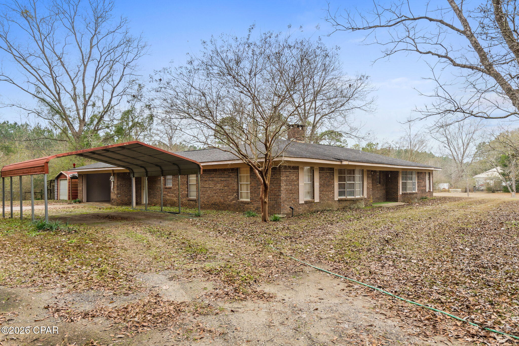 Major price improvement! Discover peaceful country living in this solid brick home set on 15 picturesque acres. The property features 4 spacious bedrooms and 2 full bathrooms, offering comfortable living space for families or those seeking room to grow. Big brick fireplace and oversized guest rooms. Surrounded by open land, the home provides privacy, scenic views, and endless possibilities for outdoor activities, farming, or recreation.
A beautiful pond adds to the property's charm, perfect for relaxing, fishing, or enjoying nature right outside your door. With ample acreage and a classic brick exterior, this property combines durability, space, and rural tranquility--ideal for anyone looking to escape the hustle while still enjoying the comforts of home. 3 huge metal pole barns that are 400' x 50' each. Unique possibilities for storage or animals. Great Proximity, just right off of Hwy 2.