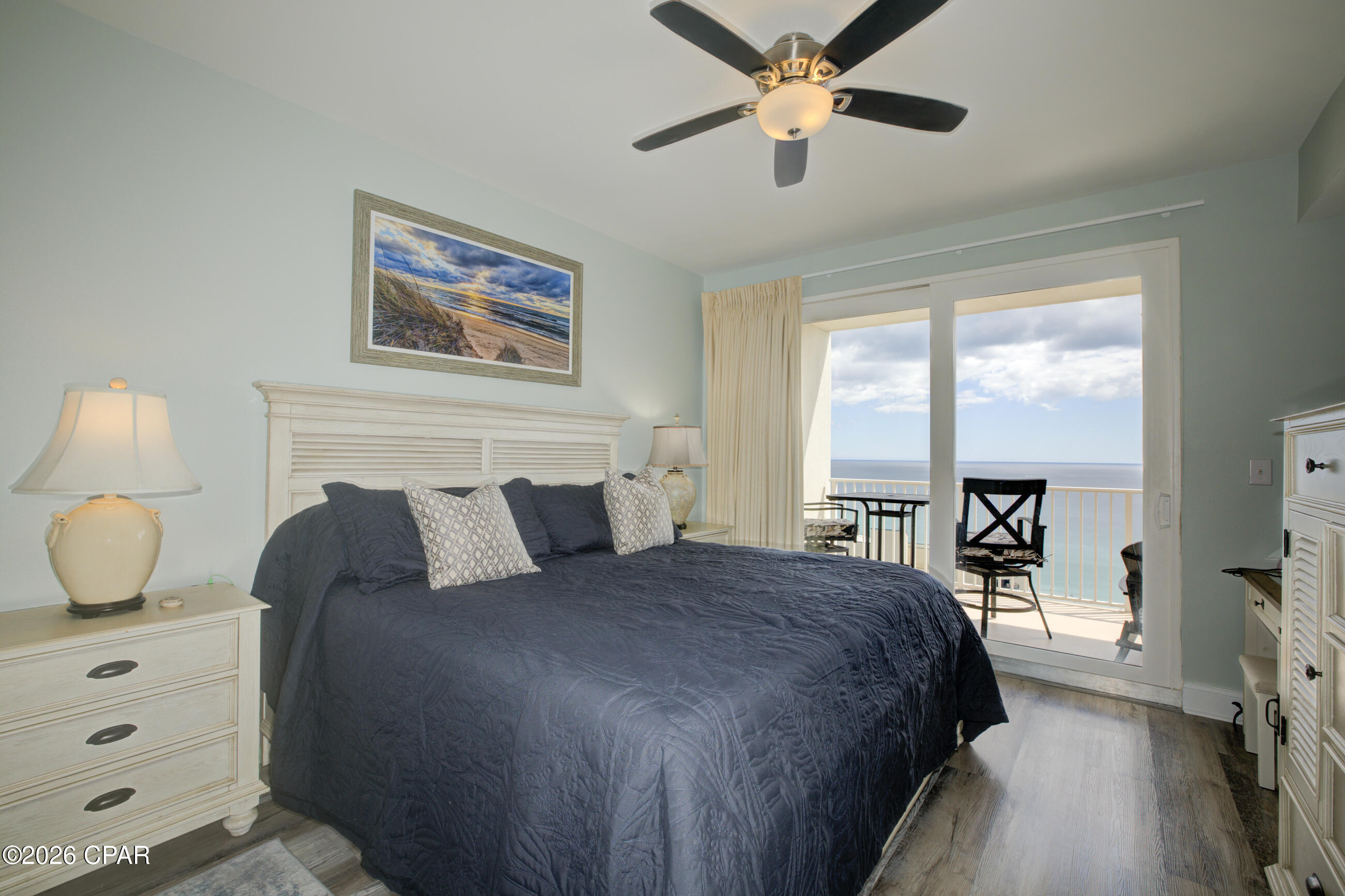 THE BEST GULF VIEW AT LAKETOWN WHARF 

Welcome to Laketown Wharf Beauitiful 1925!  
Breathtaking Gulf views, modern elegance, and unparalleled amenities come together in this stunning top-floor condo. Featuring two spacious bedrooms, two full bathrooms, and a bunk room, this penthouse retreat offers elevated beachfront living in the heart of Panama City Beach.

LUXURIOUS INTERIOR & THOUGHTFUL DESIGN

Step into a beautifully designed open-concept living space. From your private balcony, experience unmatched panoramic views of the sugar-white sand beaches and emerald waters of the Gulf of Mexico.

The gourmet kitchen boasts stainless steel appliances, granite countertops, ample cabinetry, and a breakfast bar, making it perfect for both entertaining and everyday living. The living and dining areas flow seamlessly, offering a bright and inviting atmosphere.

The primary suite is a true oasis, featuring a king-size bedroom with direct Gulf views, a spa-like ensuite bathroom with a soaking tub and walk-in shower, and a large walk-in closet. The second bedroom is equally spacious, providing guests or family members with a relaxing retreat.

The bunk room offers additional sleeping space, making this condo perfect for families or vacation rentals. A second full bathroom ensures comfort and convenience for all.

New A/C 2021
New Water Heater 2020
New Supply Pump 2021
Replaced PRV Valve 2021
New Washer
New Dryer
New Kitchen Appliances
New Cabinets and Granit in Kitchen
Master and Guest Bathrooms Professionally Renovated including Cabinets and Granite 
New Furniture in Master Bedroom and Den
New Balcony Furniture
Freshly Painted
New Lighting put in Hall and Kitchen
Renovated bunk room to include Full Size Murphy Bed and Extra Storage Cabinets
Newly renovated bathooms

PREMIER RESORT-STYLE AMENITIES AT LAKETOWN WHARF

Laketown Wharf is Panama City Beach's premier resort, offering an extensive array of luxury amenities to enhance your coastal lifestyle:

✔️ Five Spectacular Pools - Choose from a lagoon-style pool, a rooftop pool with stunning views, a zero-entry children's pool, a seasonally heated pool, or an exclusive adults-only pool for ultimate relaxation.

✔️ Two Hot Tubs - Perfect for unwinding after a day at the beach.

✔️ Private Beach Access - Just steps away, enjoy deeded access to the Gulf of Mexico's pristine shoreline.

✔️ State-of-the-Art Fitness Center - Featuring cardio equipment, free weights, and strength-training machines, all overlooking the resort's lake.

✔️ Scenic Boardwalk & Nightly Light Show - Stroll along the 52,000-square-foot boardwalk surrounding the resort's private lake, and enjoy the spectacular dancing fountain & light show every evening.

✔️ 810 Billiards & Bowling - A premier bowling and entertainment venue offering billiards, arcade games, a full-service bar, and gourmet food--all within the resort!

✔️ On-Site Dining & Shopping - Enjoy a variety of restaurants, cafes, and market shops, including:
 • The Wharf Seafood Buffet - Fresh seafood and Southern classics.
 • Juan Taco - Authentic, flavorful Mexican cuisine.
 • Lorrie Morgan's Spicy Hot Chicken Coop - Nashville-style hot chicken with a Southern twist.
 • The Candymaker - Handmade fudge, pralines, and nostalgic treats.
 • Sunshine Bar & Grill - A poolside tiki bar offering tropical drinks and casual bites.
 • Laketown Market - A convenient stop for essentials, snacks, and refreshments.

✔️ Covered Parking & 24/7 Security - Enjoy secure, gated access and round-the-clock security throughout the resort.

AN UNMATCHED OPPORTUNITY - PERFECT FOR INVESTORS OR SECOND HOMEOWNERS!

Whether you're looking for a luxurious beachfront escape or a high-performing short-term rental, this Laketown Wharf is an exceptional condo.