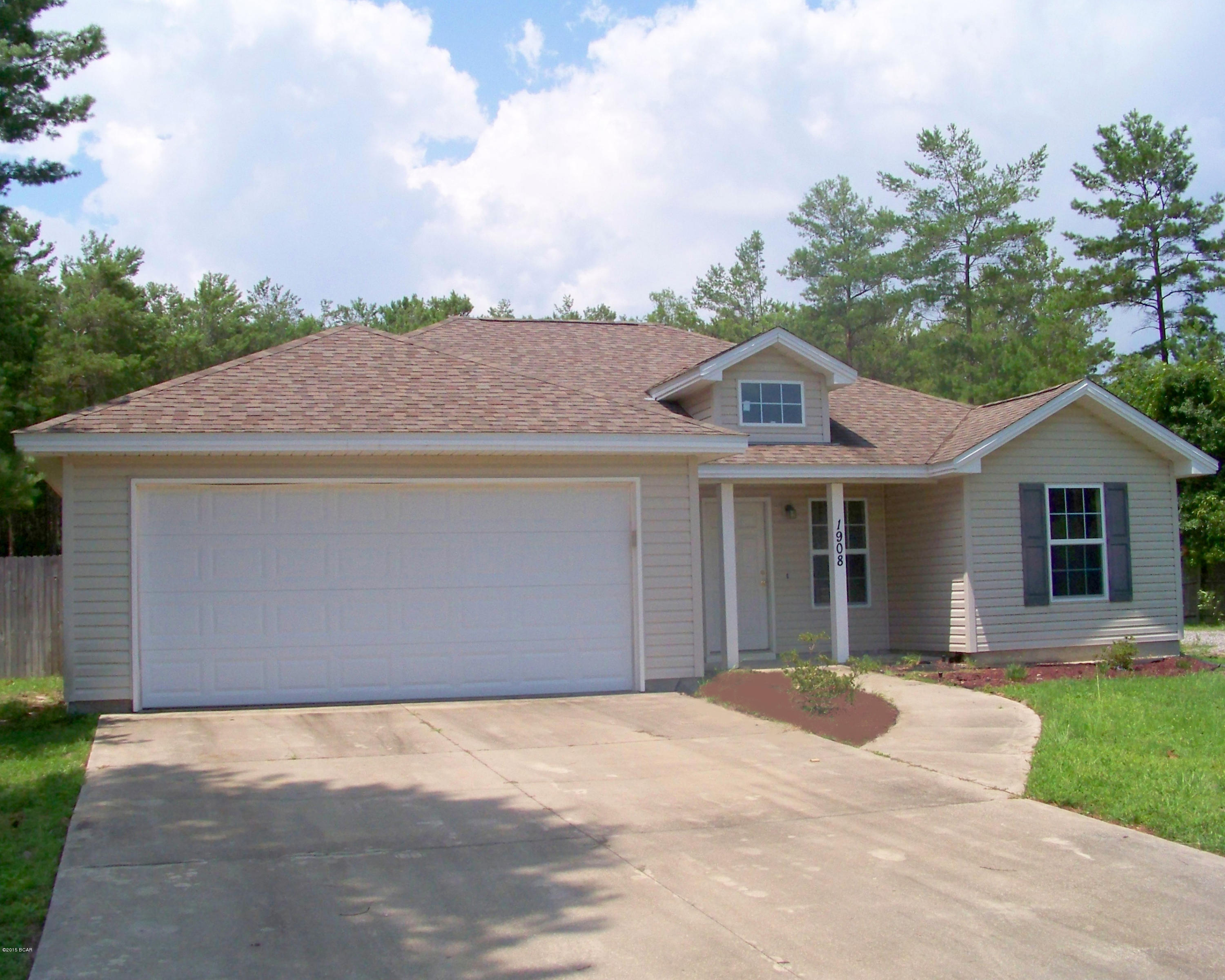 This four bedroom 2 bath home makes the most of its surrounding rural atmosphere. Located in Woodcrest subdivision, the home is close to schools and a brief 10 minute drive to town. You will adore the spacious Florida Room overlooking your inground pool and fenced backyard. The home sits on a deep 106x431 lot in an X flood zone. The kitchen has ample counter space and pantry for additional storage. A split floor plan has the master and one additional bedroom on west end of the home with two additional rooms and bathroom on the east end. Park your boat out back in your pole barn and store your toys in the storage building. Get away from the hustle and bustle of the traffic and congestion, but not so far away that inconvenience becomes an issue. Don't miss your chance to view this charming Fannie Mae Homepath property. Schedule an appointment with your agent today. All measurements, ages and room sizes are approximate. Please verify if important.