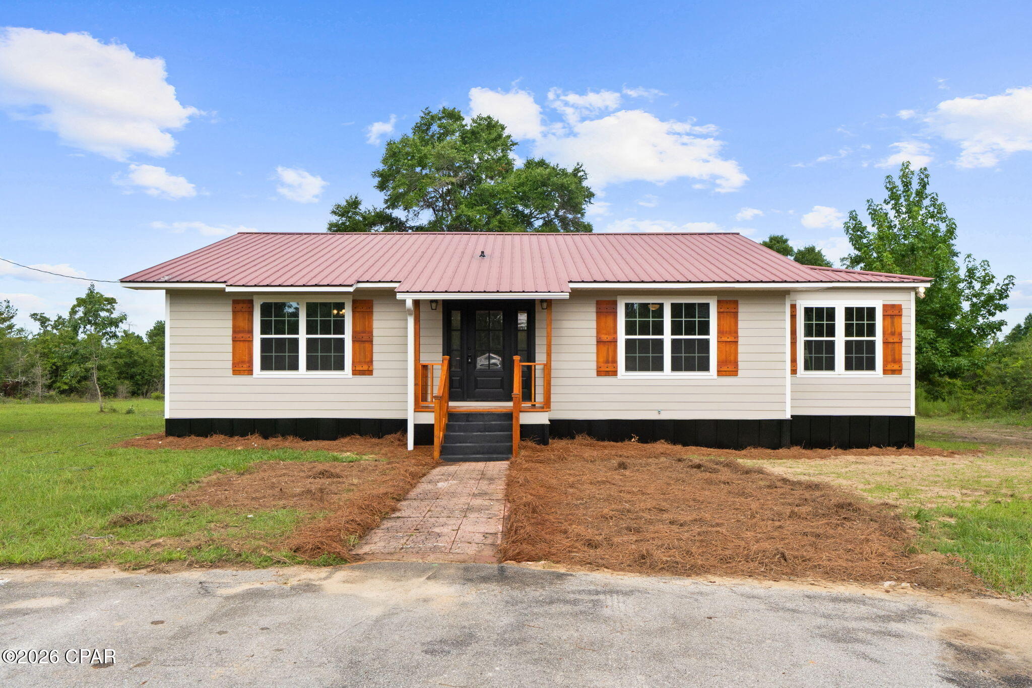 Escape the hustle and discover your own private retreat! Nestled on 1.4 secluded acres along a quiet country road, this beautifully remodeled 3-bedroom, 2.5-bath home offers the perfect blend of modern updates and peaceful living. Inside, you'll find a stunning kitchen featuring brand-new stainless steel appliances, gorgeous granite countertops, and stylish finishes throughout. Enjoy year-round comfort with a new HVAC system, while the home's spacious layout provides plenty of room for everyday living. One of the standout features is the incredible oversized basement, offering endless possibilities as a fourth bedroom, game room, home gym, media room, workshop, or additional living space that can also double as a storm shelter. Outside, the expansive 1.4-acre property provides abundant room for entertaining, gardening, recreational vehicles, or simply enjoying the privacy of country living. A storage shed adds even more convenience for tools and outdoor equipment. If you've been searching for a move-in-ready home with modern upgrades, exceptional space, and the tranquility of a country setting, this one is a must-see!