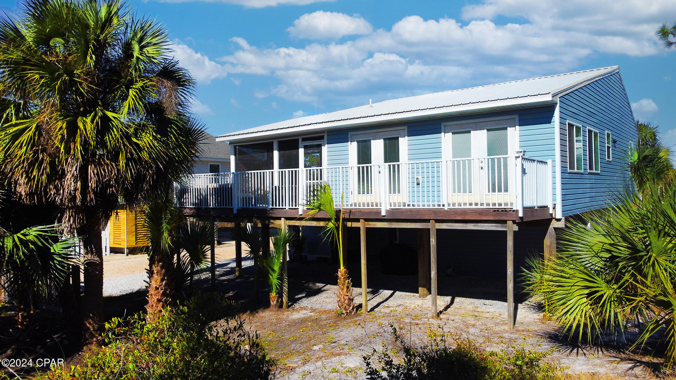 Best Priced Gulf Front!!! This 3-bedroom, 3-bathroom beach house is a rare gem nestled on the South Cape, offering breathtaking Gulf front views and an immediate rental history. Whether you're seeking a serene escape or a savvy investment, this property is your gateway to paradise. Turnkey & Rental Ready: Fully furnished, this home is ready for you to move in or start generating income immediately. Enjoy the beauty of new luxury vinyl plank flooring that seamlessly flows through the expansive open-concept living area. Cook and entertain in style with high-end stainless steel appliances, solid surface quartz countertops, and rich cherry cabinets that exude timeless elegance. The family room features Gulf front facing windows that bathe the space in soft natural light, offering endless picturesque views. Luxurious Two primary bedrooms come with ensuite bathrooms, providing privacy and comfort. A third guest bedroom is conveniently located near the hall bathroom. House also has an unfinished storage area that could be transformed into additional living space if desired. This property is not just a home; it's a lifestyle. Embrace the tranquility of beachfront living while enjoying the benefits of a proven rental income.