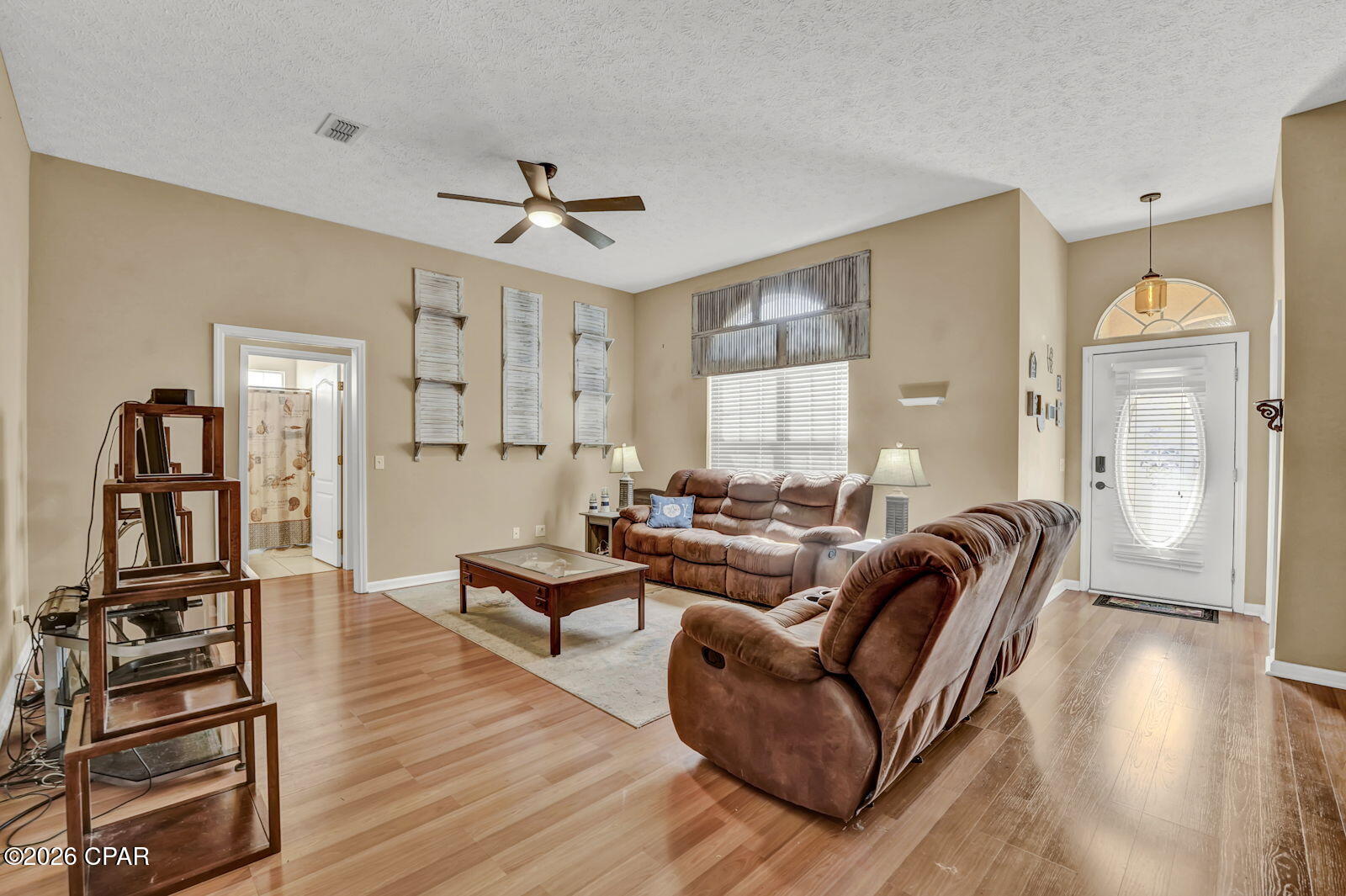 CURRENTLY UNDER CONTRACT, SELLER ACCEPTING BACKUP OFFERS Beautiful, spacious 3 bedroom, 2 bath home in Hidden Pines. This cul-de-sac home is perfect for your family! The kitchen features tile floors, stainless-steel appliances, quartz counter-tops, custom backsplash, and nice white cabinets. The living area of the home features plenty of space and nice hardwood floors. The master bath features dual sink vanity, walk in shower, and a large jacuzzi tub. The home also has a tankless water heater! The real gem of this home is the back yard oasis. The back yard features plenty of room for entertaining. The large covered and screen lanai (with tile floors). The large family sized swimming pool and hot tub are ready for the summer season and feature a gas heating and cooling system. ! The home has a metal (galvalume) roof replaced in 2017, and has a 50 year guarantee. Privacy fence (8') was redone after Hurricane Michael. All measurements are approx. and should be verified by the buyer.