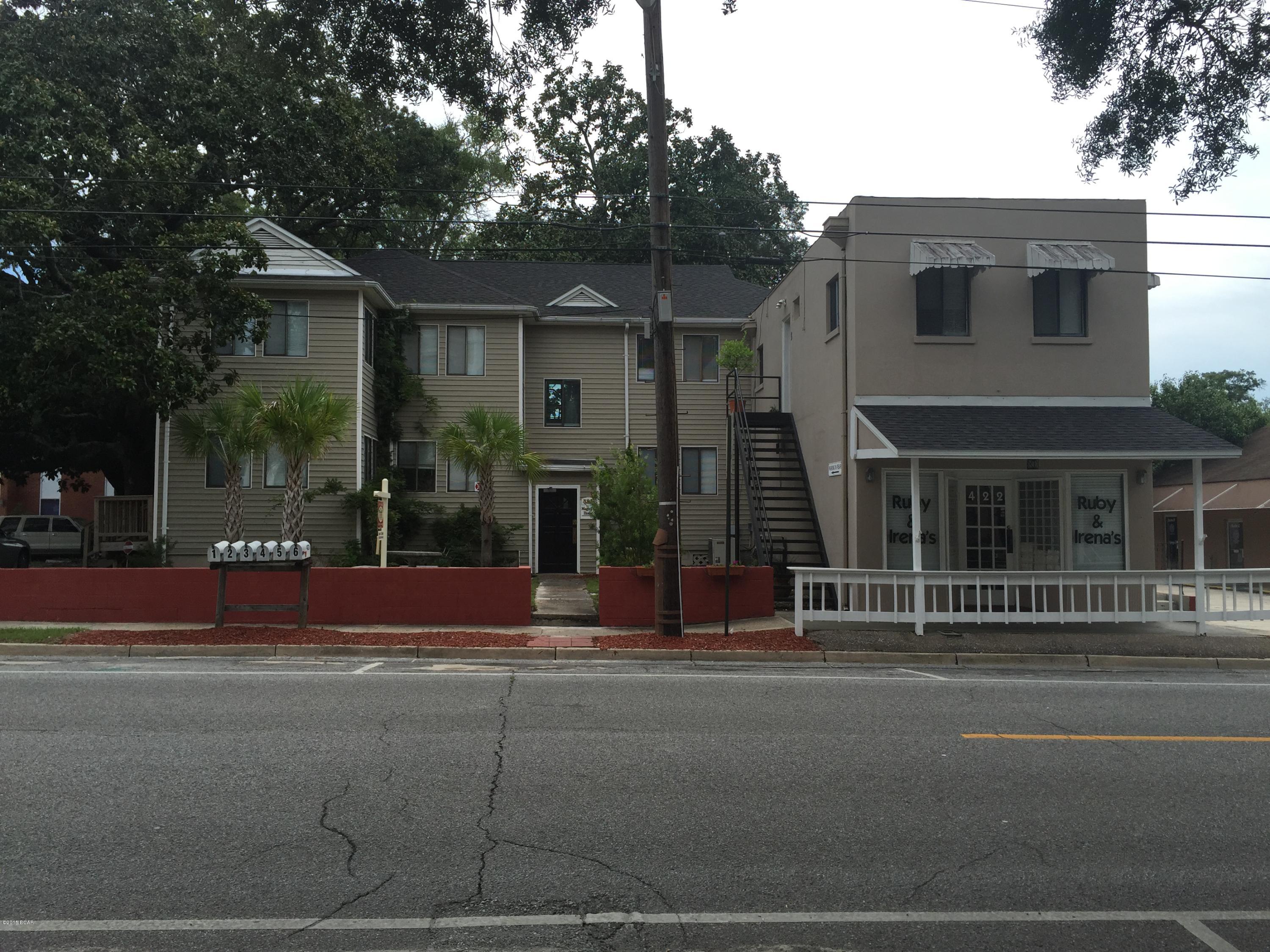What a great opportunity to own a part of Downtown Panama City, FL. Ruby & Irena’s is a well establish neighborhood restaurant.  You also get four apartments, RV pad and small shed. All producing income in excess of $45,000 per year. 

Plus, you would generate additional income while you run the restaurant. This will allow you to live for free, have fun running the restaurant, while you build a great future as downtown Panama City is in the mist of revival.