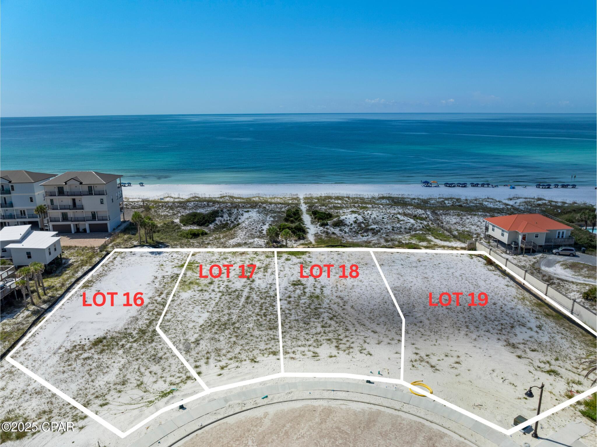 ''Gulf Front Lot'' in Casa Magnolia: A Community by the Sea Nestled along the pristine shores of Miramar Beach, Florida, Casa Magnolia is a gated Gulf-front development that redefines luxury coastal living. Spanning 11 magnificent acres, this exclusive community offers an unparalleled lifestyle with a harmonious blend of elegance, comfort, and breathtaking natural beauty. Featuring 30 interior lots and 4 coveted Gulf-front lots, Casa Magnolia is a one-of-a-kind opportunity for those seeking a serene retreat by the sea. Each lot at Casa Magnolia is thoughtfully designed to accommodate your dream home, with the option to include private pools and serene outdoor spaces, ensuring your home becomes a personal oasis for your family to enjoy
Architectural guidelines emphasize timeless sophistication, with white brick exteriors, upscale metal dimensional shingles, natural wood trim packages, broom-brushed concrete or paver driveways, and cedar fencing adding to the community's charm and cohesion. Interior lots can host homes up to 3,600 square feet, while Gulf-front lots offer expansive possibilities of up to 8,500 square feet.

Casa Magnolia's thoughtfully curated amenities elevate coastal living to new heights. A private beach gateway provides exclusive access to 300 feet of sugar-white sands and sparkling Gulf waters, while a stunning community pool, complete with a water feature and luxurious bathhouse, offers a serene place to relax. Residents can enjoy the beautifully designed clubhouse, perfect for gatherings, or unwind on the recreational lawn, ideal for bocce ball, outdoor games and celebrations. For pet owners, the community features a dedicated dog park, and off-beach storage offers convenient space for beach gear and other essentials.

This community is designed for those who desire an effortless lifestyle. Concierge services ensure every detail of your coastal experience is seamless. Casa Magnolia also allows short-term rentals with a one-week minimum booking, making it an ideal option for personal enjoyment or investment. With a five-year buildout requirement, the community maintains its refined aesthetic and sense of unity.

Casa Magnolia is more than just a development; it is a sanctuary that captures the essence of life on the Emerald Coast. Imagine waking up to the gentle sound of waves and soaking in spectacular sunsets over the Gulf from your own home. This is your opportunity to claim a piece of paradise. Contact us today to learn more about Casa Magnolia: A Community by the Sea, and begin your journey to the ultimate coastal lifestyle.