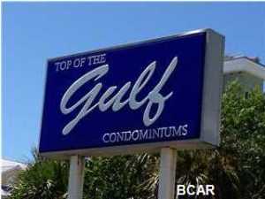 This very cute studio condo in Top of the Gulf. Beach front Community. The pool is beach side and now offers a poolside snack bar open during peak season. If you like fishing, snorkeling, parasailing, or just lounging in the snow-white sand, this unit offers something for everyone, centrally located on Thomas Drive. Close to all attractions including Ripley's Believe It Or Not, Shipwreck Island water park and check out all the great seafood in Panama City Beach and the world famous Pier Park. Great Beach get-a-way or rental investment. All dimensions are approx.