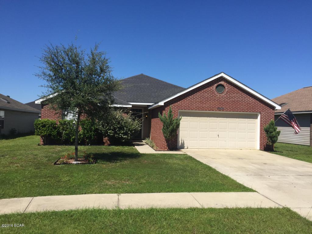Single family home with a screened-in porch and large fenced yard, a split bedroom plan, open eat-in kitchen and living area, washer & dryer hookups, 2 car garage, and 9 ft ceilings.



Centrally located between Panama City and TAFB, this house is close to shopping, great schools, and restaurants.
