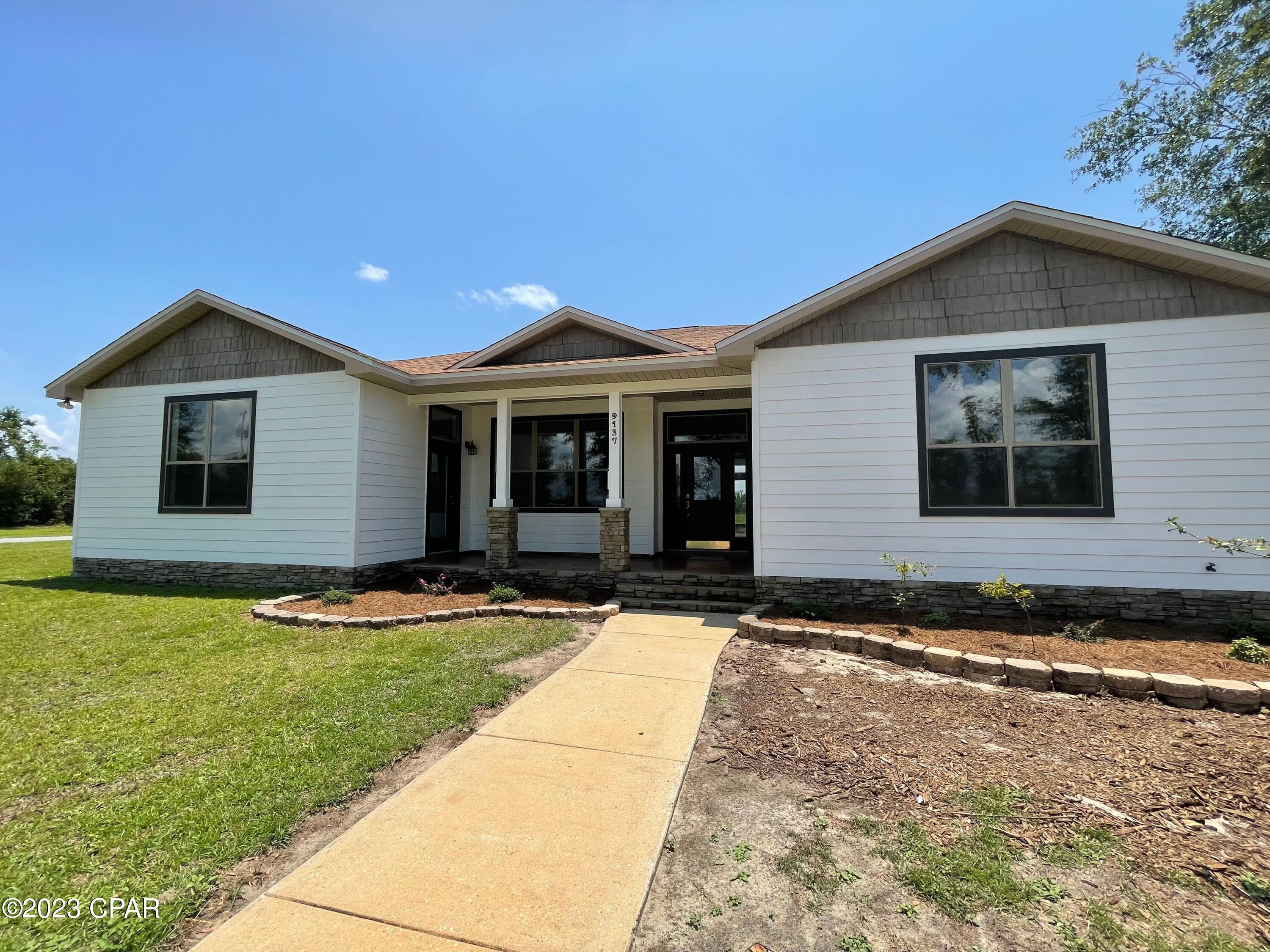 This Amazing Farm home is a five bedroom, two bath craftsman-style home on approx. 3 acres in northern Bay County. Home features hardwood and ceramic tile floors, granite countertops, over 2000 square feet of living space, built-in bookcases, breakfast bar, raised ceilings, fireplace, Huge barn, covered carport and storage, and fenced yard. REQUIREMENTS TO RENT: Primary Tenant MUST apply FIRST at https://fullsailrealty.managebuilding.com/Resident/rental-application/new, we will run a background check and call you to set up a showing within 1 bus day. Visit our website to confirm availability and see all qualifications.  ONLY IF YOU DECIDE TO RENT after your showing, we will charge app fees and complete final approvals prior to Lease signing. All Tenants over 18 must submit applications for approval. Call the OFFICE for questions. Security Deposit on this property is optional thru Obligo.