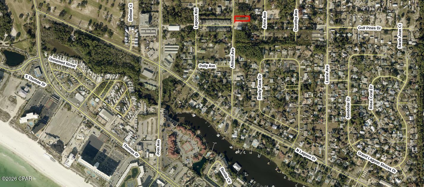 Located just 6/10 of a mile from the Gulf, this deep building lot has water and sewer available and is currently zoned R-2 for a duplex. Property is mostly cleared and sellers have already installed a 24'' culvert at the front of the property for drainage.  Survey and elevation certificate available as well.  Similar adjacent lot also available if you want to build two.  Measurements are approx.