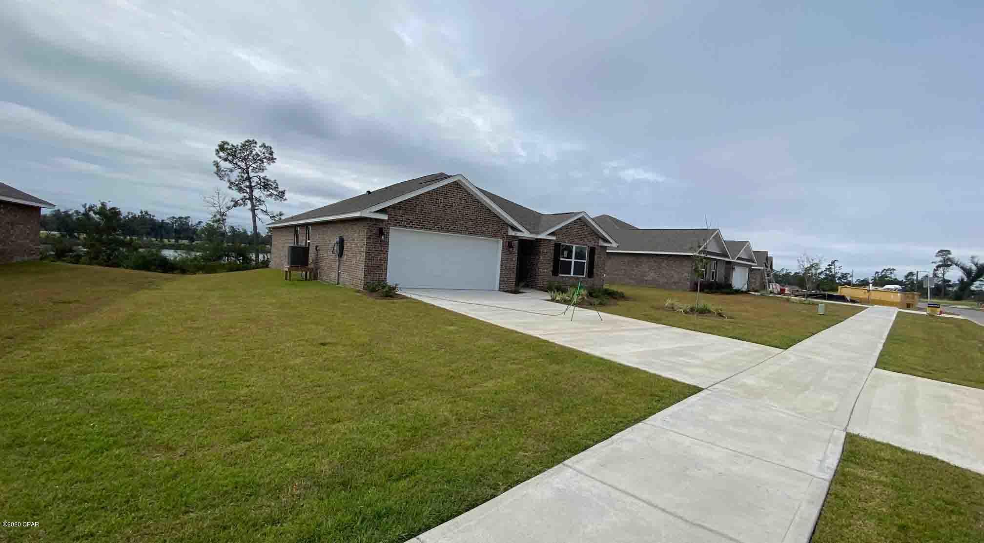 Waterfront Home - Move in Ready! The Cali floor plan features 4 bedrooms with one that can be used as a den or office. As you enter this home you will find quality paint with orange peel textured walls and traditional 8' ceilings. Vinyl flooring throughout all common areas of the home and carpet in the bedrooms. Kitchen is open and spacious with a center island and includes a pantry, beautiful stained cabinetry and laminate countertops. Appliances include a dishwasher, stove and microwave. The owner's suite has a nice sized bath with separate shower and large soak tub, as well as a large walk-in closet A standard Smart Home package includes a KwikSet keyless entry, Skybell doorbell, automated front porch lighting, an Echo
Dot device, and Quolsys touch panel which can be integrated to control your lighting, thermostat, front door and so much more.
A builder 10 year structural warranty is also included.

Pictures, photographs, floor plans, elevations, features, colors and sizes are approximate for illustration purposes only and will vary from the homes as built. Home and community information including pricing, included features, terms, availability and amenities are subject to change and prior sale at any time without notice or obligation. For Move-In/Completion Estimates: Ready dates are estimates only. Timing of completion of construction and buyer move-in are subject to contingencies contained in home purchase agreement and governing jurisdictions issuance of a certificate of occupancy, and may change due to forces majeures and other delays or disruptions outside the reasonable control of the Builder