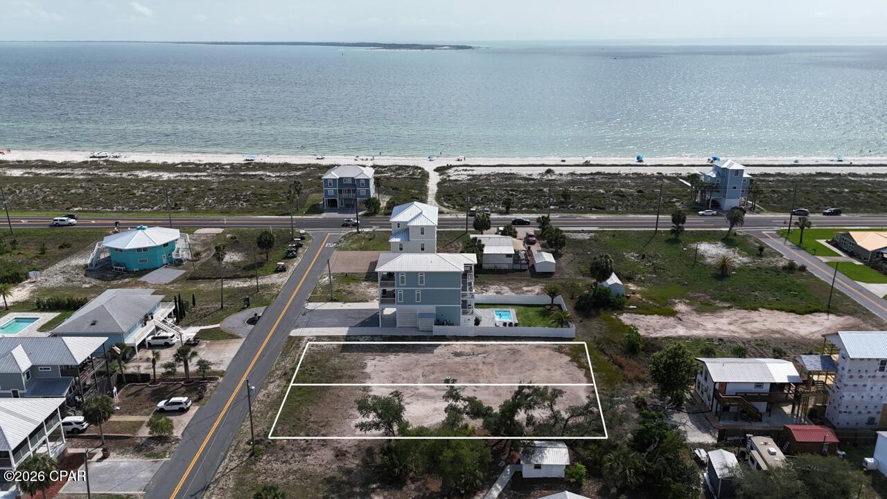 Build your dream beach house just steps from the Gulf in beautiful St. Joe Beach. This cleared 50x150 homesite offers stunning Gulf views and is located only approximately 220 feet from Hwy 98, giving you quick and convenient beach access while still providing the peaceful feel of Florida's Forgotten Coast. Situated in desirable Flood Zone X for added peace of mind, this property is perfectly positioned for a primary residence, vacation getaway, or investment opportunity. Enjoy breathtaking sunsets, white sand beaches, fishing, boating, local restaurants, and all the charm St. Joe Beach and the surrounding coastal communities have to offer. Rare opportunity to secure a homesite with views, location, and flexibility in one of the Gulf Coast's fastest-growing beach areas.