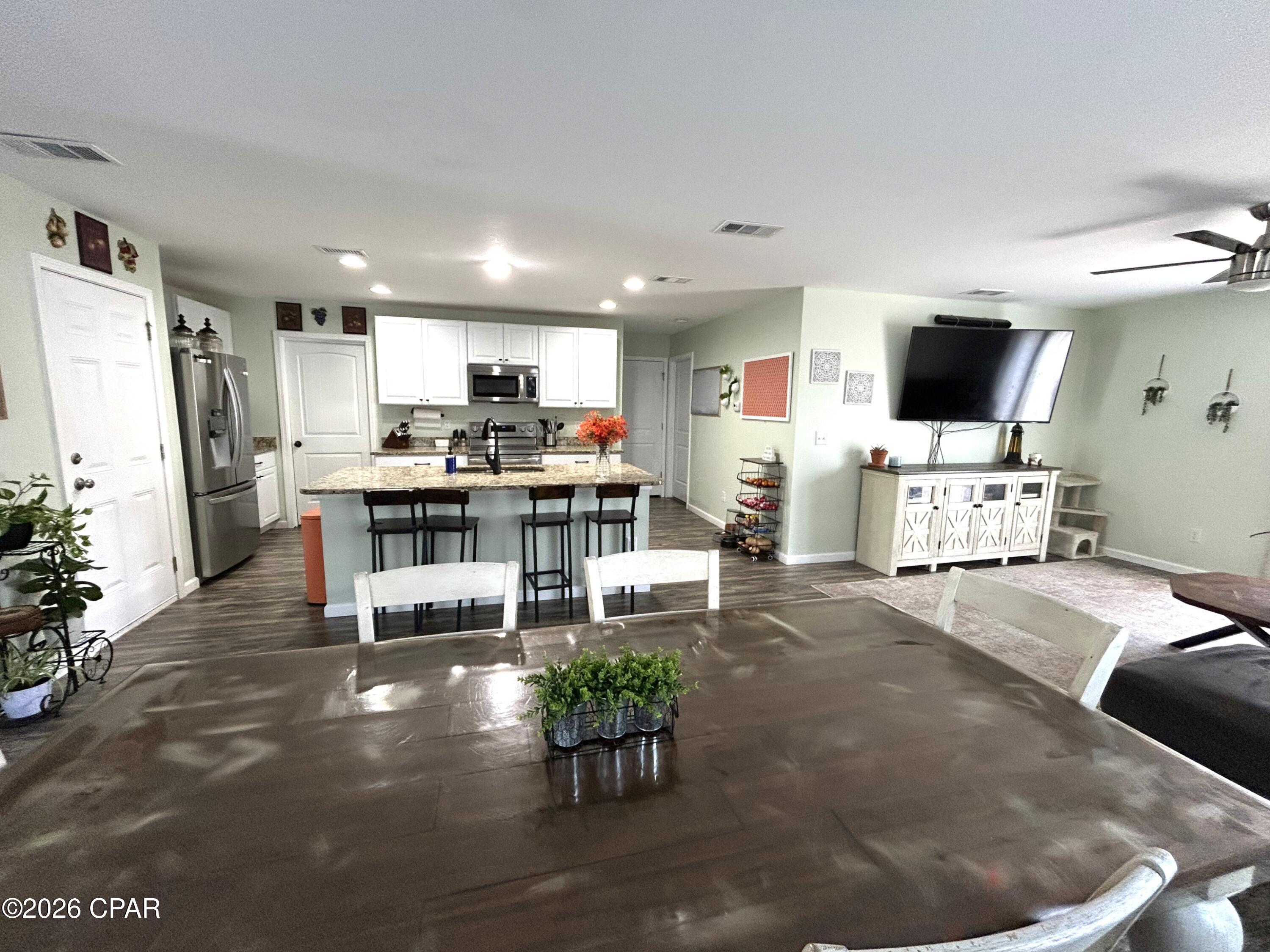 Welcome to this beautiful home located in the highly desirable Bridge Harbor community in Callaway. Offering a spacious and functional floor plan, modern finishes, and access to fantastic community amenities, this home is perfect for those looking for comfort, convenience, and plenty of space.

The open-concept layout features a bright and inviting living area that flows seamlessly into the dining room and well-appointed kitchen. The kitchen is designed for both everyday living and entertaining, offering stainless steel appliances, abundant cabinet space, a large island, and plenty of room for gathering with family and friends.

With five spacious bedrooms and three full bathrooms, this home provides flexibility for larger households, guests, a home office, or additional living space. The primary suite serves as a private retreat with a spacious bathroom and generous closet space.

Enjoy the convenience of a two-car garage, energy-efficient construction, and a backyard perfect for relaxing after a long day.

Conveniently located near shopping, dining, schools, and parks, this home is also approximately 15-20 minutes from Tyndall Air Force Base.

Property Features:

✔ Spacious Open-Concept Floor Plan
✔ Stainless Steel Appliances
✔ Large Kitchen Island
✔ Primary Suite with Private Bath
✔ Two-Car Garage
✔ Energy-Efficient Construction
✔ Pet Friendly
✔ Convenient Access to Shopping, Dining, and Schools
✔ Approximately 15-20 Minutes from Tyndall Air Force Base

Located in one of Bay County's fastest-growing communities, this home offers the perfect combination of space, amenities, and location.