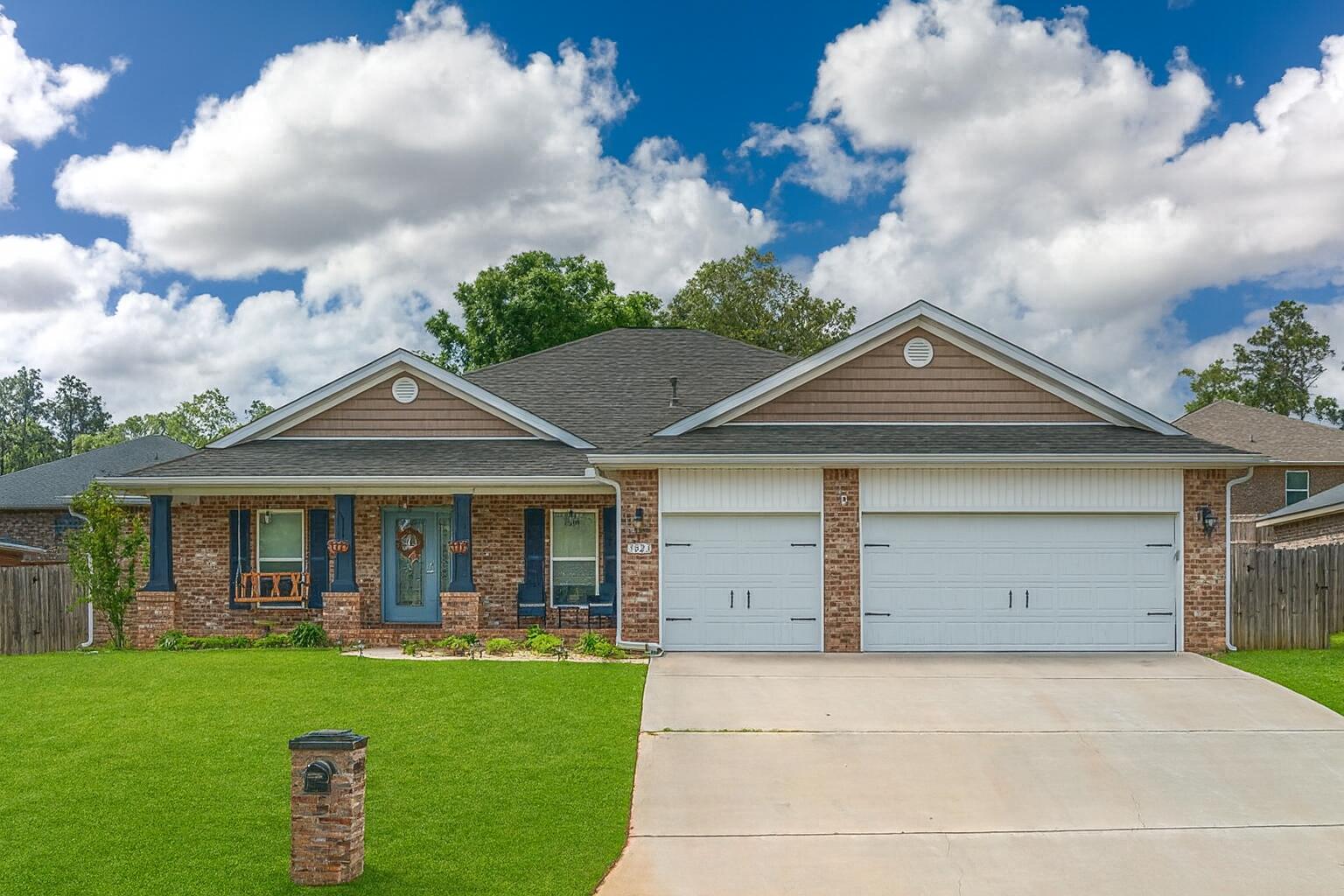 *$5k Seller Credit! Discover exceptional living in this stunning 2019-built home by Whitworth Builders, where quality construction meets thoughtful design. This spacious 4 bed, 3 bath residence features a smart split floorplan that perfectly balances privacy and togetherness. Step inside to experience open living spaces flowing seamlessly together. The heart of the home showcases a generous kitchen featuring granite countertops, custom tile backsplash, and premium stainless steel appliances with upgraded gas stove for culinary enthusiasts. A functional kitchen island with storage provides additional workspace while the walk-through pantry transforms grocery organization from chore to pleasure. The adjacent large utility room doubles as a convenient drop zone with built-in storage cabinet. The primary bedroom serves as your personal retreat, featuring a spa-inspired bathroom with relaxing garden tub, oversized walk-in tiled shower, and double vanity. Generous walk-in closets provide ample storage. Three additional well-proportioned bedrooms offer comfortable accommodations for family or guests, while a dedicated study provides perfect workspace as office or playroom.

Outside, the fenced backyard creates a private sanctuary, enhanced by a charming lanai perfect for morning coffee or evening relaxation. The thoughtful outdoor space provides excellent entertainment potential while maintaining security and privacy.

This well-maintained home sits in a convenient Crestview neighborhood featuring recreational amenities including a sparkling community pool and tennis courts for active living. Residents enjoy short commutes to local schools and quick access to nearby shopping.

With its combination of quality craftsmanship, intelligent design, and prime location, this home offers exceptional value for growing families seeking comfort, space and community in beautiful Crestview.