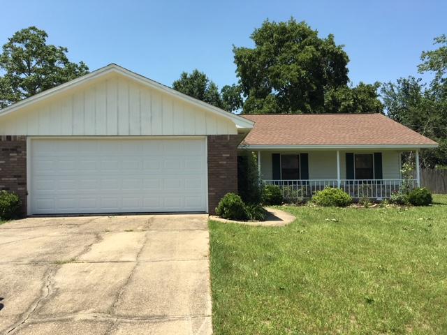 AVAIL: 10/5. FLEXIBLE SECURITY DEPOSIT EQUAL TO 1 MONTHS RENT CAN BE MADE IN 2 MONTHLY INSTALLMENTS IF QUALIFIED. PETS ALLOWED UPON OWNERS APPROVAL & W/ A NON-REFUNDABLE PET FEE DEPENDING ON PETS! Great 4 bedroom home south of I-10! The house opens up to a living/kitchen/dining combo. Ceramic tile throughout the house w/ carpet in the 3 additional bedrooms & wood in master. Newer semi-remodeled kitchen w/ all appliances in place. Inside utility room off of kitchen. Living room features cathedral ceilings & a wood burning fireplace. Split bedroom plan for extra privacy! All electric! Double car garage w/ auto opener. Large fenced backyard w/ open patio great for relaxing/entertaining. Yard building for your extra stuff. Close & convenient to schools, shopping, restaurants & AFB!