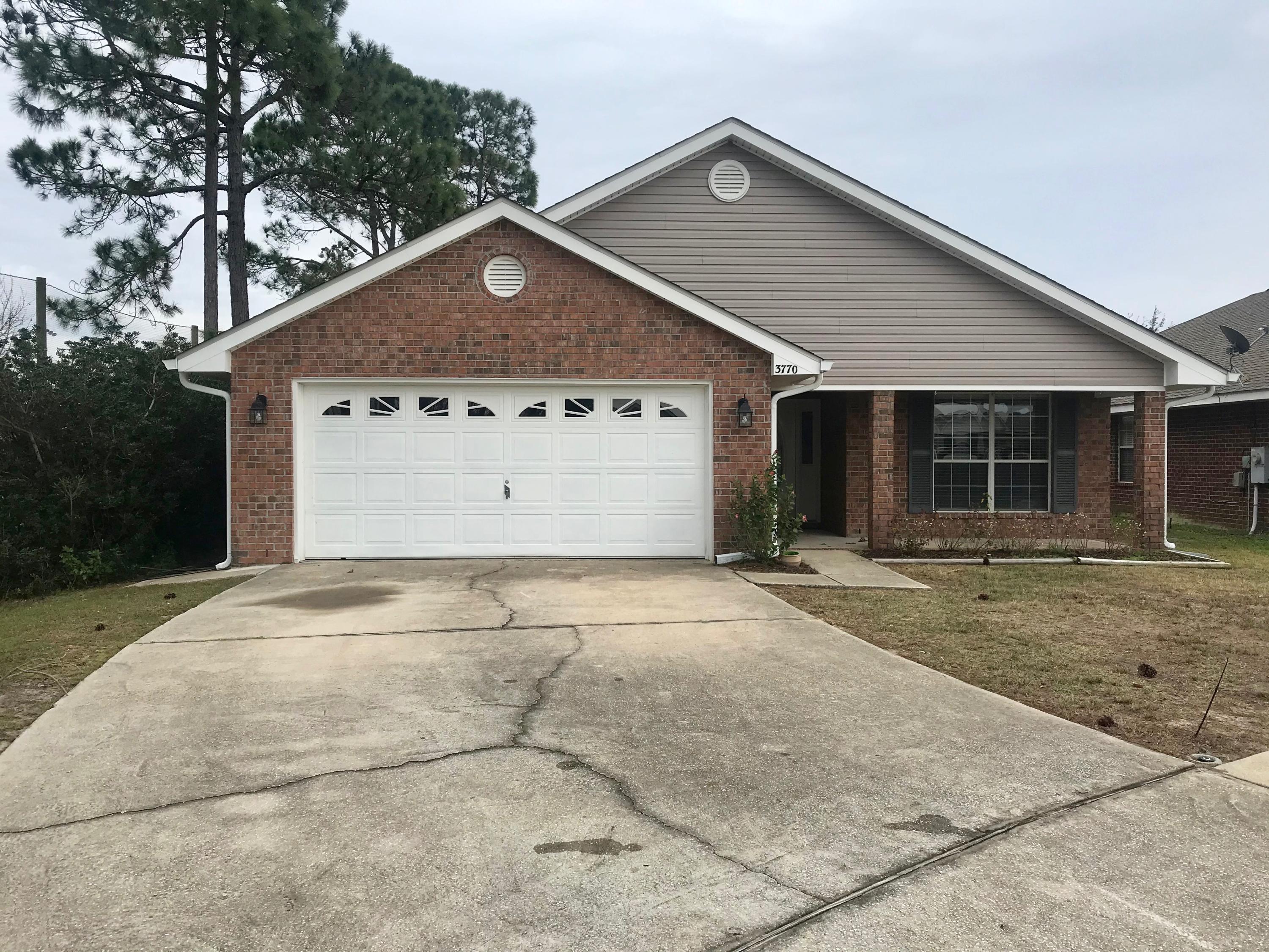 Great 4 bedroom/2 bath family home in a nice neighborhood located near soccer and baseball fields, with a playground and walking track just steps away. Lots of shopping and restaurants within walking distance. Open floor plan with high ceilings, kitchen with breakfast nook and bar seating, dining room open to the great room. Master bedroom with large walk-in closet. Back yard has multiple raised garden beds. The perfect place for a growing family