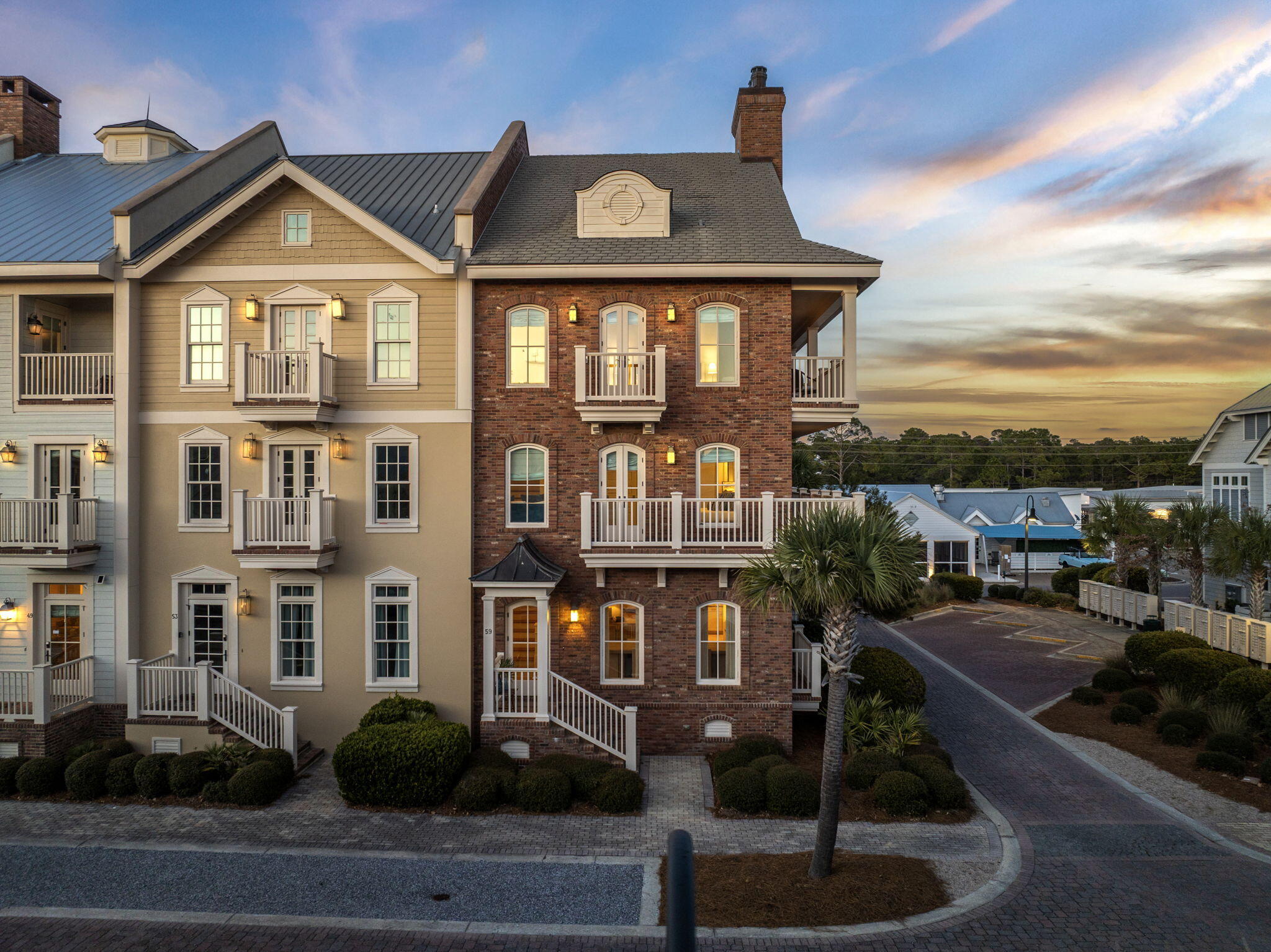 The Prominence Estate | Corner Manor | Elevator & Carriage House. Experience 'Quiet Luxury' at 59 Pleasant St, a rare all-brick manor in the heart of Prominence. This 5BR/6BA corner estate offers 3,882 sq ft of designer-furnished perfection. Skip the stairs with your private elevator or retreat to the detached carriage house--the ultimate VIP guest suite or high-yield rental asset. Luxury Highlights: Quiet & Efficient: Built with ICF (Insulated Concrete Forms) for whisper-quiet living. Outdoor Oasis: Massive private courtyard bridges the manor and guest house. Turnkey: Offered fully furnished with brand-new, bespoke decor. Prime Location: Stroll to The Big Chill for dining & concerts; resort pools & fitness just steps away. The epicenter of 30A luxury with zero compromise.