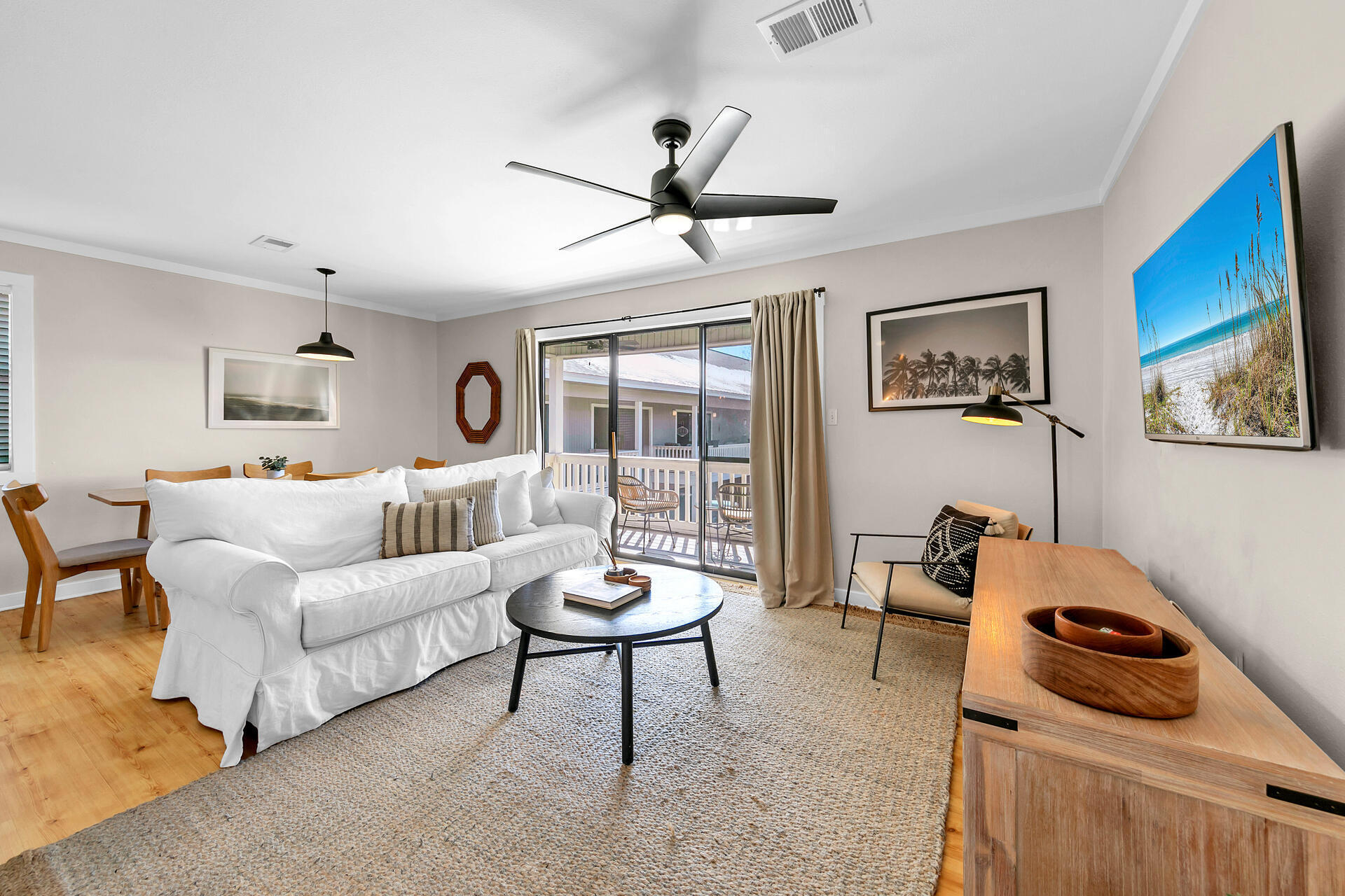 PROPERTY IS UNDER CONTRACT AND SELLERS ARE ACCEPTING BACK UP OFFERS. EXCELLENT RENTAL PRODUCER!  $38,000 in 2024 with 167 days of owner usage! Step into this tranquil condo retreat at Beachwood Villas, perfectly positioned on the second floor just steps away from the public Seagrove Beach access. Whether you're looking for a vacation retreat or an investment opportunity, this condo checks all the boxes.  This condo was completely repainted to bring to the market
and has built-in bunkbeds, offering the ability to sleep 6.  Beachwood Villas #H-6 offers great income potential.  IMPORTANT NOTE: 
 The sellers run a successful Airbnb business and are Airbnb Super Hosts with multiple properties under management, are offering a unique opportunity for buyers to continue the management of the condo through their established property management services, at 10% fee.  Rental income for 2023 was  $37,740.03 with 167 days rented, delivering a cap rate of around 5%. With a normal occupancy rate of 60%, rental income could rise to approximately $49,500, which results in a cap rate of 7%. These projections are educated guesses based on simple math; all information listed is not guaranteed but has been provided to the best of our ability.  This property is a fantastic choice for buyers seeking a successful vacation rental in one of the most sought-after locations along 30A. IMPORTANT NOTE: 
For those looking to take it a step further, the sellers are happy to work closely with new owners to ensure a smooth transition to self-management, providing an excellent learning opportunity for anyone looking to manage their property independently in the future. Plus, with owner usage included, you'll enjoy the benefits of both personal enjoyment and steady rental income with a strong occupancy rate.
Beachwood Villas itself is a resort-style community offering a wealth of amenities, including two swimming pools, tennis courts (also lined for pickleball), shuffleboard courts, a playground, and outdoor grilling areas. Plus, the unbeatable location means you're within walking distance to top-rated dining options like Café 30A and Angelina's, all within a half-mile, and the iconic Seaside, Florida, is just under 2 miles away. Don't miss out on this incredible opportunity to own a piece of paradise in the heart of Seagrove Beach!