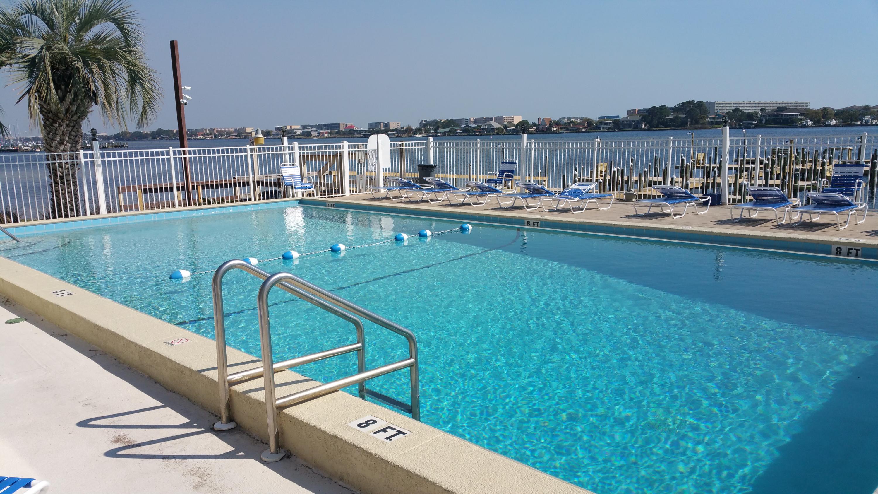 Ground floor one bedroom condo in the popular waterfront complex of Fountainhead Condominiums on the Intracoastal Waterway (Santa Rosa Sound). This condo has new carpeting and fresh paint throughout. New A/C in 2016. Complex amenities include sparkling pool and large deck overlooking the water, fishing dock, tennis, clubhouse with TV, pool table, ping pong and full kitchen, laundry and more. Boat slips can be rented through the Association on a first come, first serve basis. Conveniently located near Eglin Air Force Base and Hurlburt Field. Also near groceries, shopping, and downtown Fort Walton Beach. Just a short drive to the beautiful beaches and emerald water of the Gulf of Mexico. A must see unit! Quick closing possible!