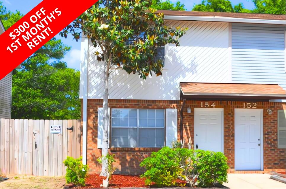 MOVE-IN SPECIAL: $300 OFF FIRST MONTH'S RENT!! Surround yourself with the relaxed beauty of Fort Walton Beach at this charming end-unit townhouse, where comfort and convenience meet coastal living. This delightful two-bedroom, one-and-a-half-bath home offers the perfect retreat after a sun-soaked day at the beach.
The spacious main living area flows effortlessly, ideal for entertaining or simply unwinding in a bright, airy atmosphere filled with natural light. Both bedrooms are generously sized, offering restful spaces for privacy and relaxation. Additional features include a convenient half bath for guests and a private storage closet on the back patio with a lock, perfect for storing beach gear or seasonal items. ONE SMALL PET UNDER 25LBS ALLOWED. Ideally located, this home offers quick access to local shopping, dining, and, of course, the area's stunning beaches bringing the best of the Gulf Coast right to your doorstep. No pets allowed. All Coastal Realty Services residents are enrolled in our Resident Benefits Package (RBP), which includes renters insurance, HVAC air filter delivery (for applicable properties), our best-in-class resident rewards program, and more! No Pets. All Coastal Realty Services residents are enrolled in the Resident Benefits Package (RBP) which includes renters insurance, HVAC air filter delivery (for applicable properties) and our best-in-class resident rewards program, and much more! Please contact the office (not the listing agent below) directly at 850.244.2100 for additional information. Showings can be scheduled via the website www.CoastalRealtyServices.com. Prior to us processing an application on a rental property, we do require the rental to be viewed by the applicant or a representative of the applicant.