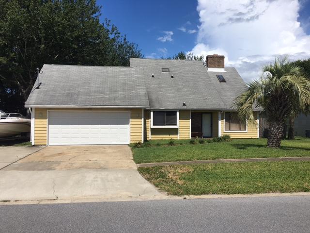 AVAIL: 9/15/17. MILITARY RENT = $1,950. FLEXIBLE S/D = TO 1 MO. RENT CAN BE BROKEN UP IN 2 MO. INSTALLMENTS IF QUALIFIED. PETS ALLOWED UPON OWNERS APPROVAL W/ A $500 NON-REFUNDABLE PET FEE! NICELY UPDATED HOME IN THE HEART OF DESTIN! 3 BEDRM PLUS LOFT & BONUS ROOM! MASTER IS UPSTAIRS W/ THE LOFT. LOTS OF STORAGE W/ LARGE FLOORED ATTIC SPACE OFF THE MASTER CLOSET. BUILT IN DESK IN THE LOFT. LIVING ROOM HAS A WOOD BURNING FIREPLACE/CATHEDRAL CEILINGS/SKLIGHTS/TONGUE & GROOVE CEILINGS/SHELVING. ALL THE BEDRMS HAVE WALK IN CLOSETS/FANS/CARPET! INSIDE UTILITY RM OFF THE EAT IN KITCHEN! STAINLESS STEELE APPLIANCES IN THE KITCHEN W/ STONE COUNTERTOPS, CHERRY WOOD CABINETS W/ PULL OUTS & LAZY SUSAN. BONUS RM OFF KITCHEN WOULD MAKE A GREAT MAN CAVE/GYM/DEN/ETC. ALL ELECRIC! 1 Y/O TILE WOOD LOOKING FLOORING PUT IN DOWNSTAIRS THROUGHOUT EXCEPT THE BEDRMS ARE CARPET. BKYARD IS ALL FENCED & HAS A STONE PATIO W/ BUILT IN FIRE PIT! LAWN PUMP & SPRINKLER SYSTEM ON A TIMER FOR EASY LAWN CARE. COVERED FRONT PORCH. EXTRA PARKING FOR A BOAT/TRAILOR/EXTRA VEHICLES. GREAT LOCATION! CALL TODAY- THIS ONE WONT LAST LONG! NO SMOKING ALLOWED.