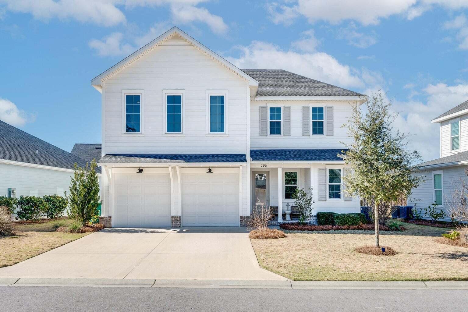 BRAND NEW WATERSOUND ORIGINS 4br home available 1st week of JUNE 2023. Enjoy this fabulous home on a premium exterior lot w/private nature view. Open floor plan featuring large bedrooms w/1st flr Master. Home highlights include 2430 sq ft, (4) bdrms, 3.5 bth, screened porch & a (2) car garage. The upgraded Gas package includes a (5) burner range & a tankless water heater. Beautiful kitchen boasts soft-close cabinets & Bosch appliances. Quartz countertops, LVP flooring throughout, hardwood stair treads, interior storage closet & so much more. Lawn maintenance & ALL HOA AMENITIES included. Community amenities: Zero-entry pool, exercise rm, basketball, pickleball, FREE Origins Golf course & tennis. Security deposit to match 1st month's rent. Pics are of similar home & will be updated soon.
