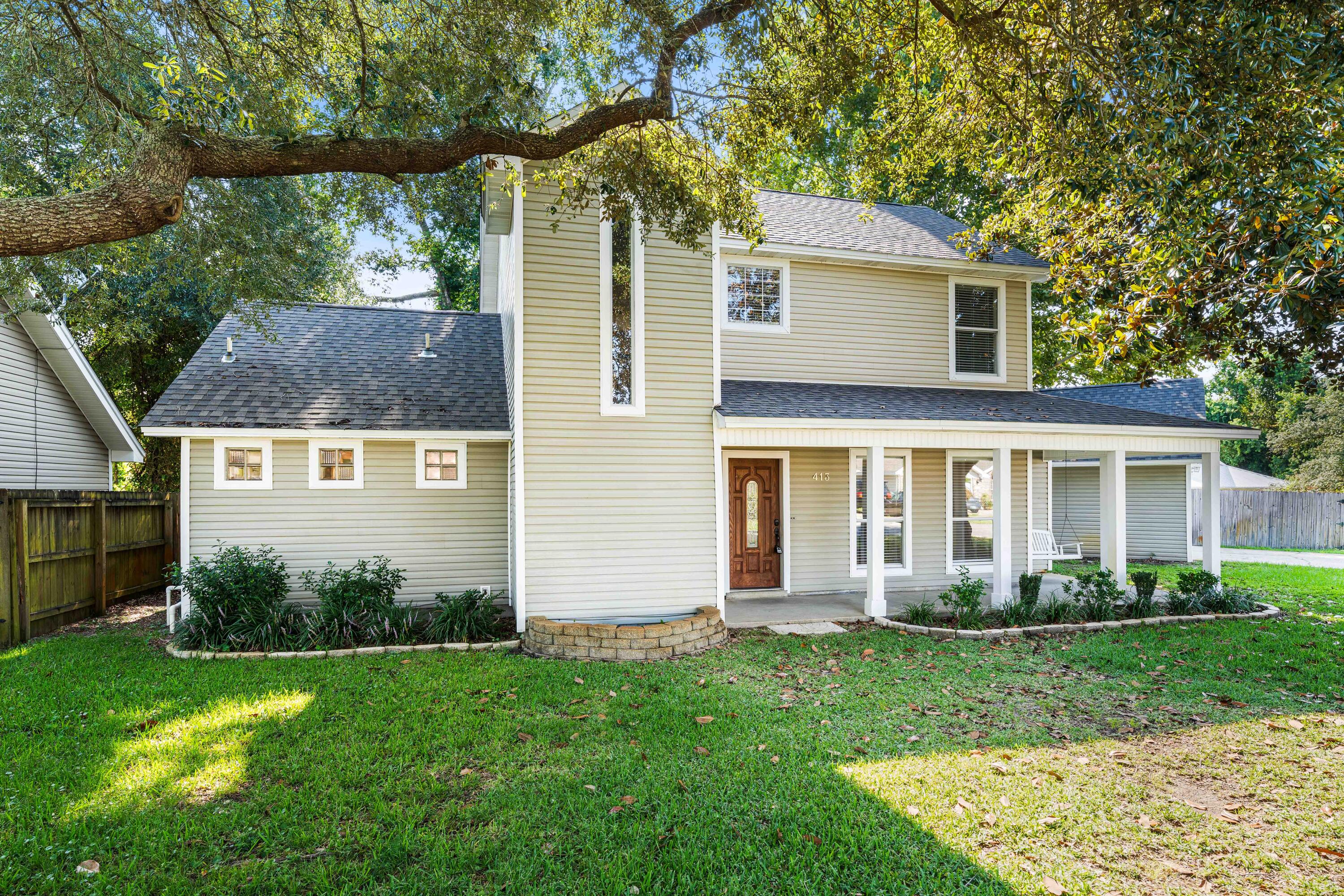 SHORT SALE. Fully renovated in 2022, this inviting Southern style two story home blends modern comfort with timeless charm. Every major system including the roof, HVAC, and water heater were thoughtfully replaced in 2022, offering peace of mind and efficiency for years to come. 

Situated on a spacious cul-de-sac lot with no HOA, the property provides both privacy and freedom. A welcoming front porch with a classic swing sets the tone, while the detached garage and gated area behind the fence offer private parking for a boat or RV. Fresh sod will be installed in the backyard, creating a lush green space to enjoy year round.

Inside, the home's layout was designed with both comfort and convenience in mind. The first floor primary suite creates an ideal retreat, while the balance of space ensures room for everyday living and entertaining.