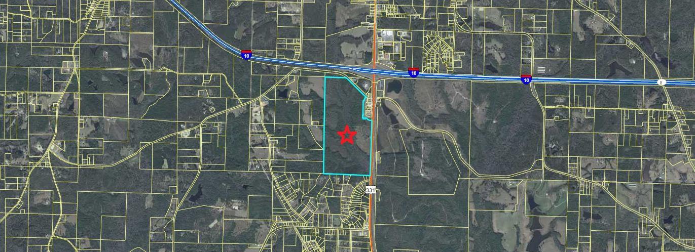 submitted to MLS for comp purposes only.
42 commercial acres front Hwy 331. total of 288 acres
